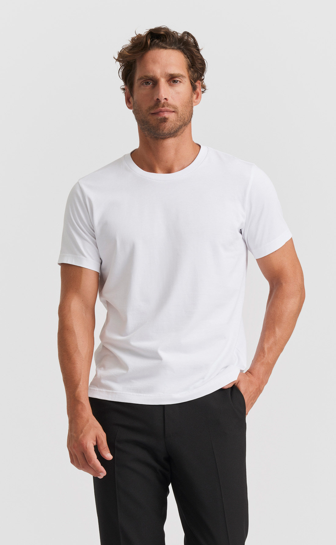 Tailored Cotton T Shirt White Son of A Tailor