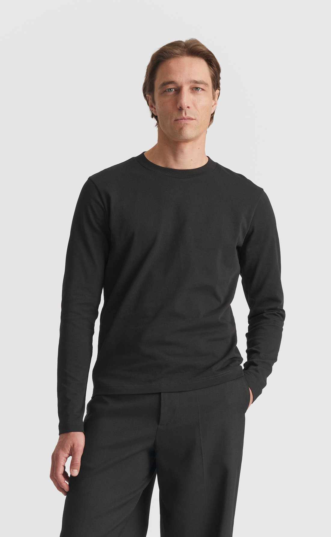 Custom Fitted Extra Heavy Cotton T Shirt Long Sleeve