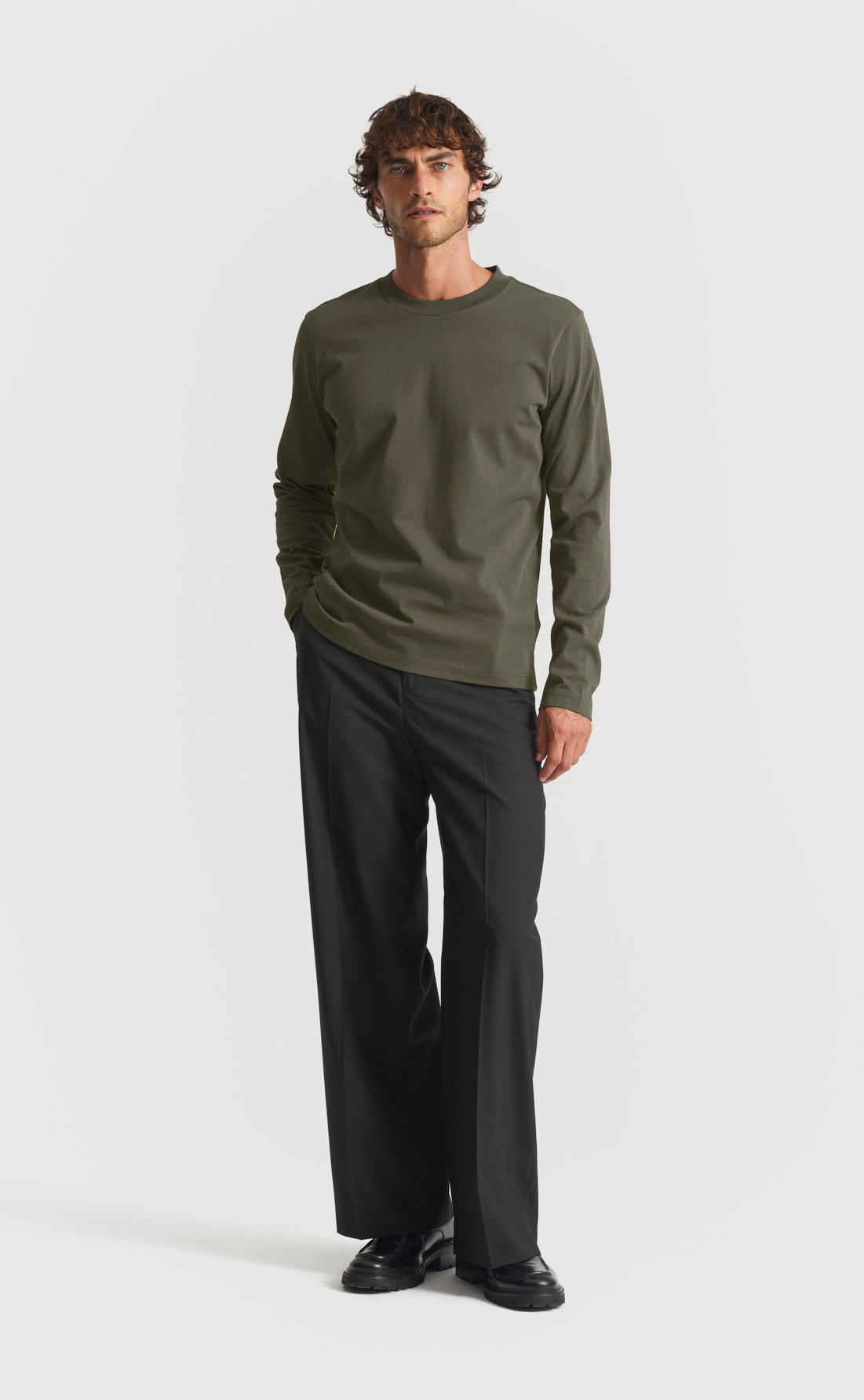 Cotton T-Shirt / Extra Heavy Weight / LS in Deep Depths