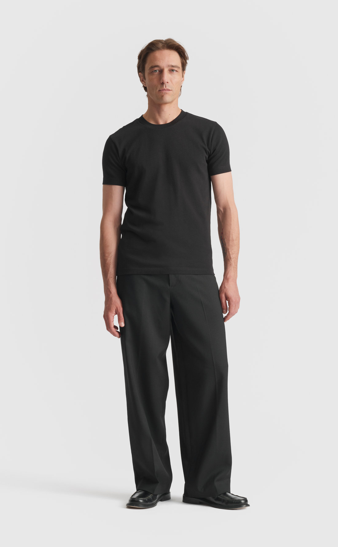 Cotton T-Shirt / Extra Heavy Weight in Black