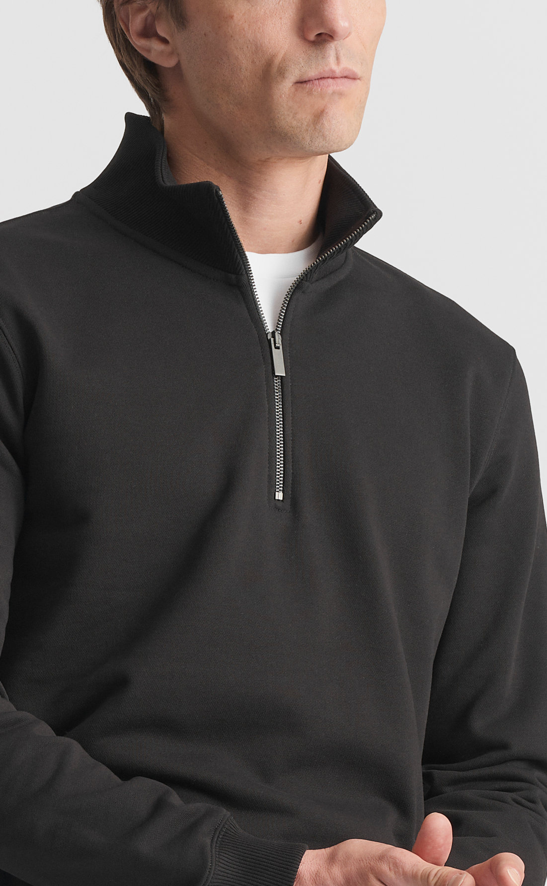 Custom Fitted Half-Zip Sweatshirt | Son of a Tailor