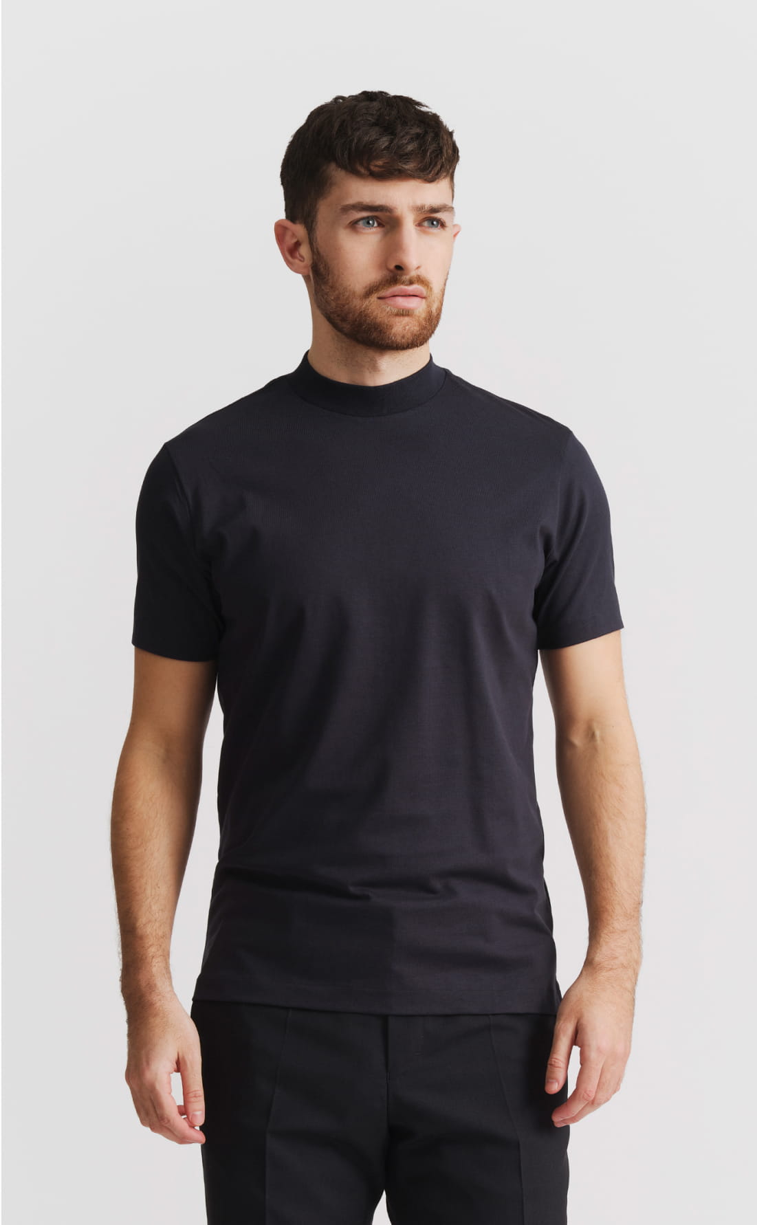 Custom Fitted Hi-Neck T-Shirt | of a Tailor