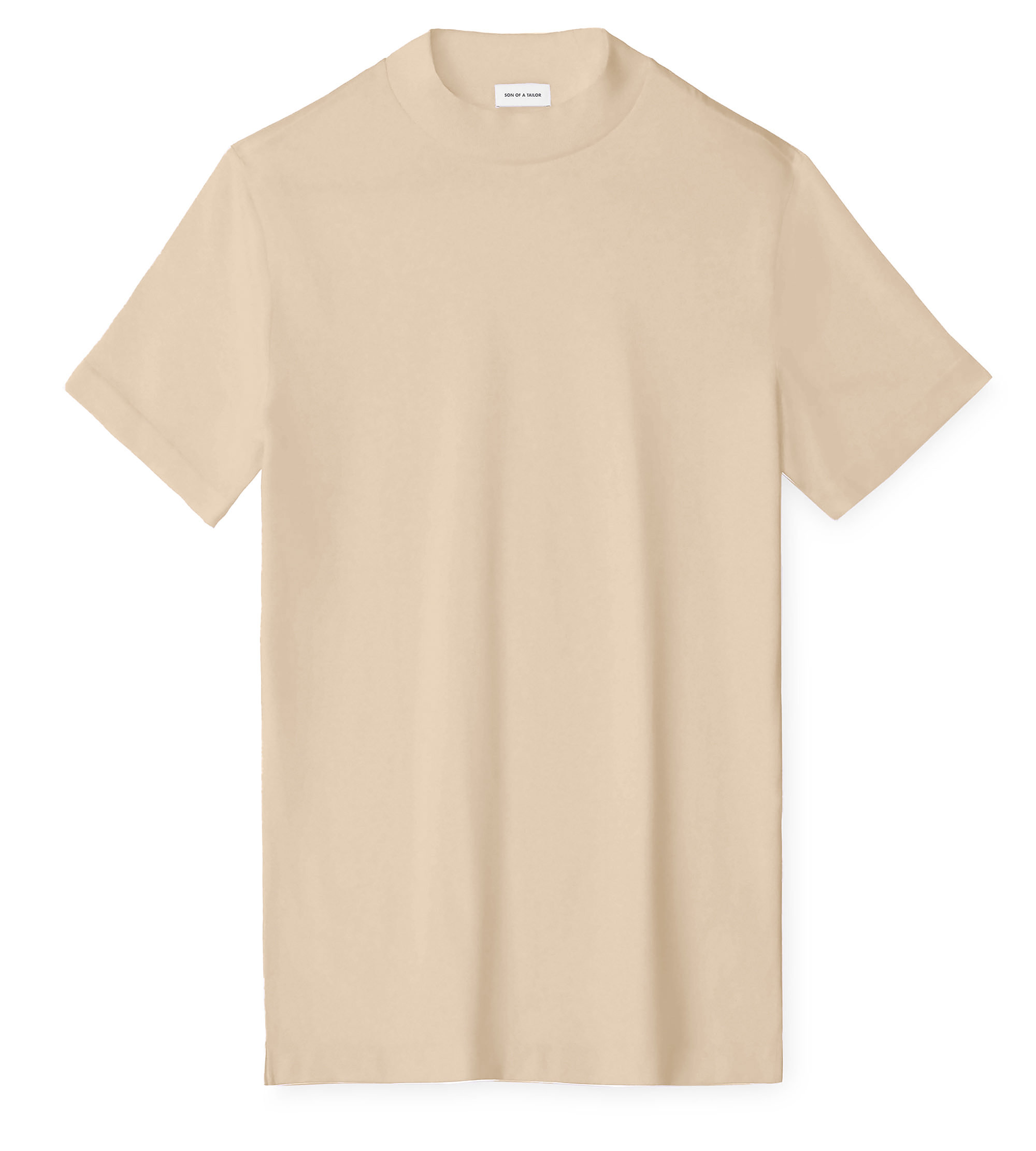 Custom Fitted Cotton Hi-Neck T-Shirt