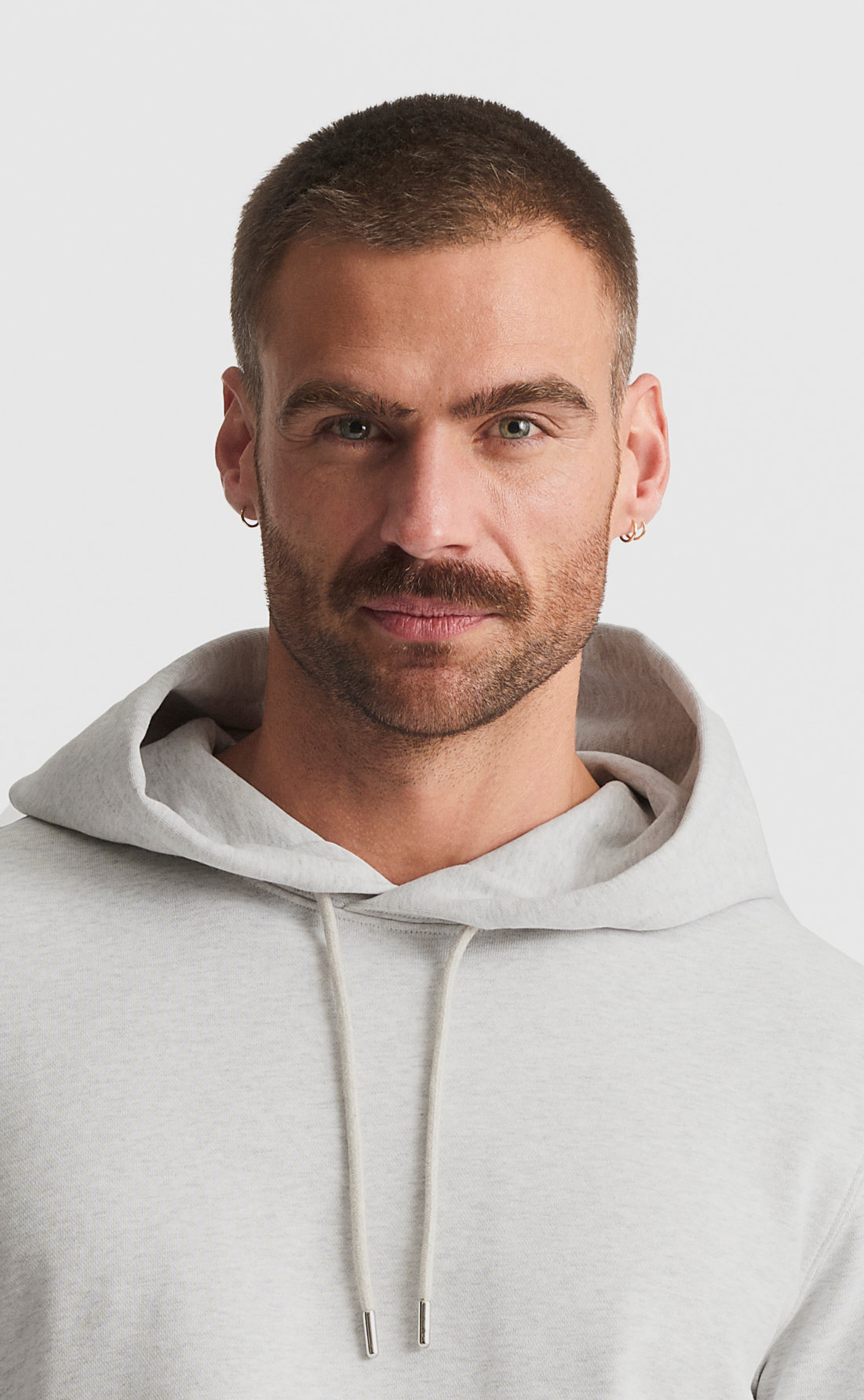 Austin Ribbed Knit Light Grey Hoodie – Benson Apparel