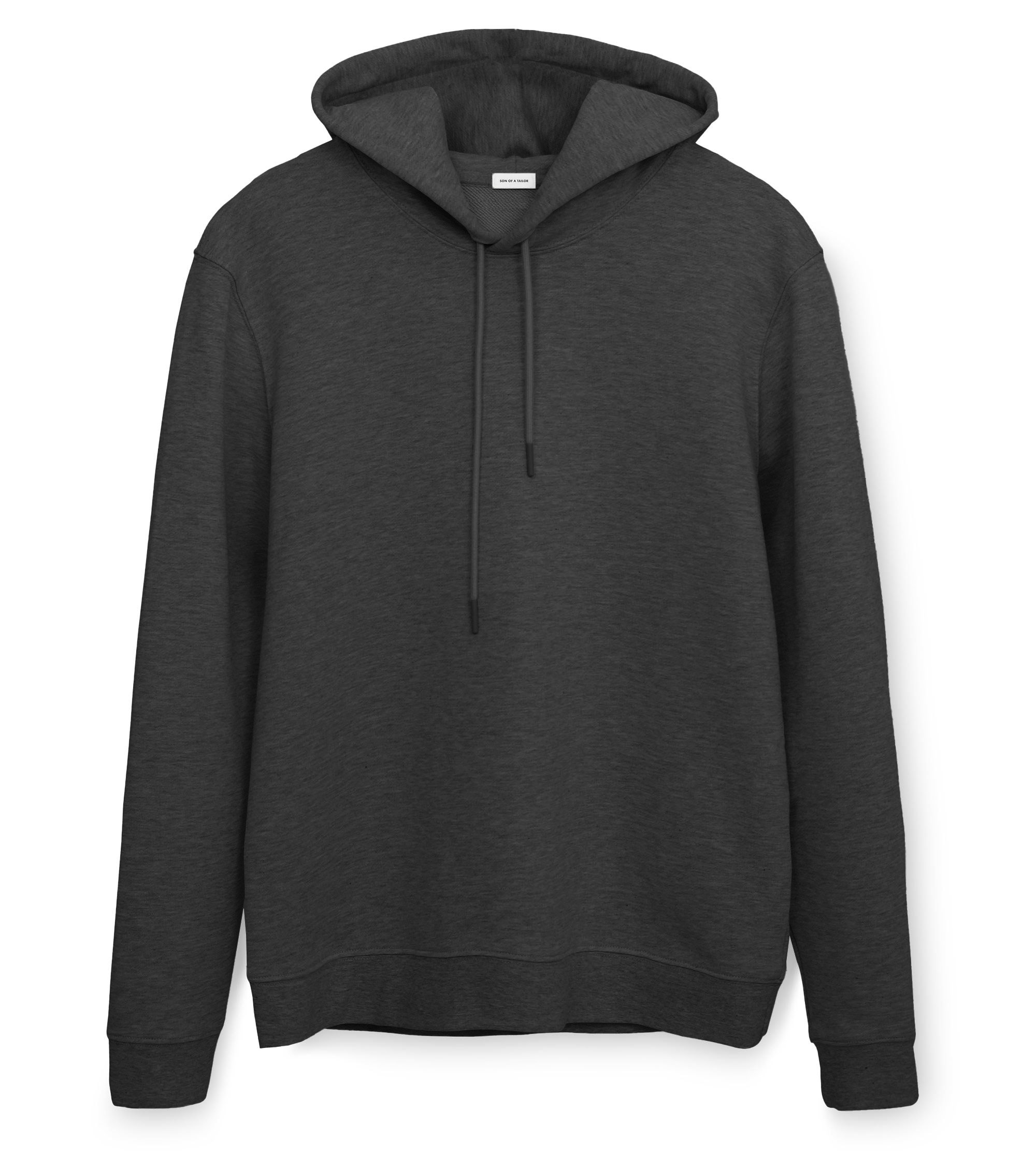 Custom Fitted Cotton Hoodie Dark Grey | Son of a Tailor