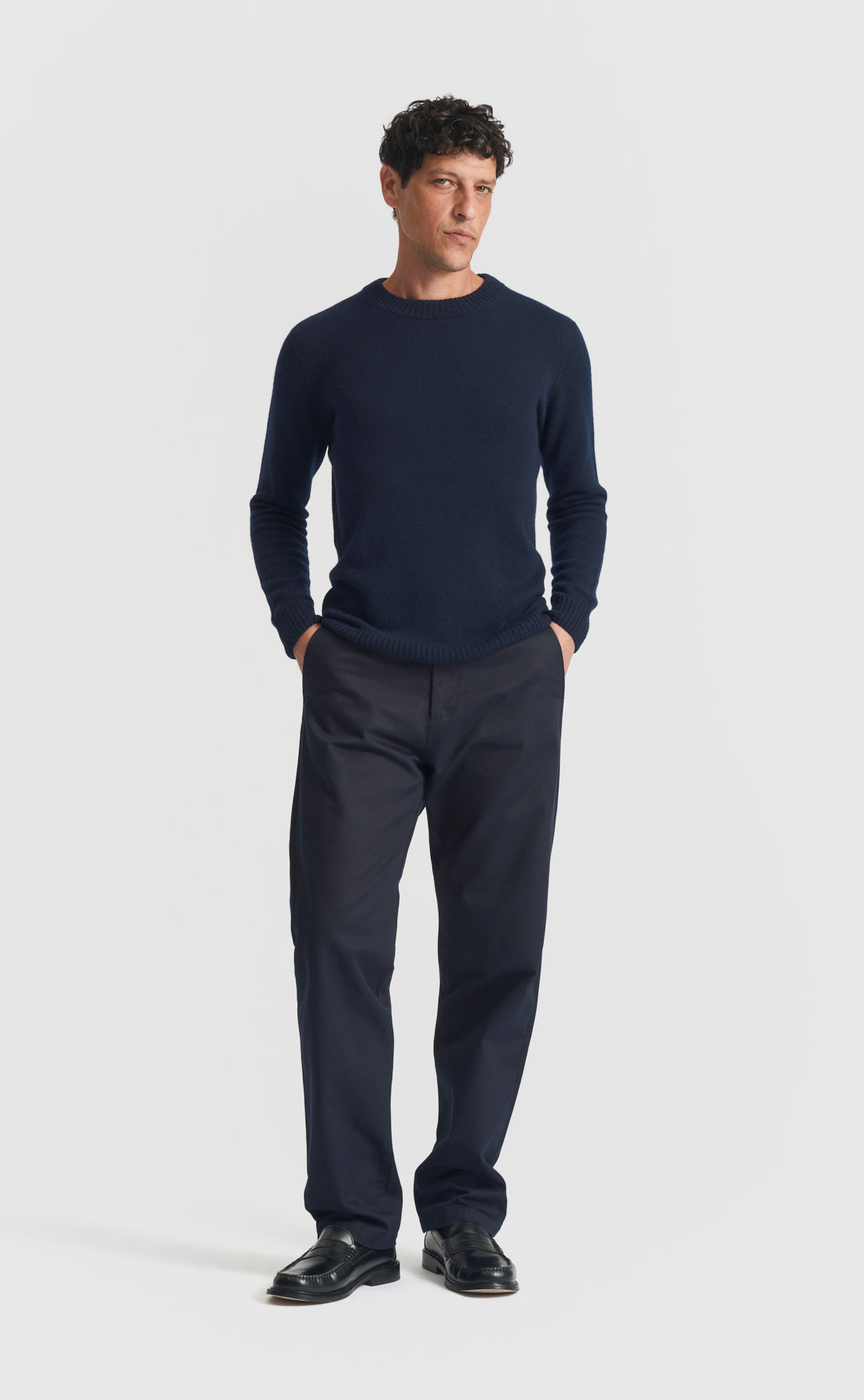 Cashmere Sweater in Navy