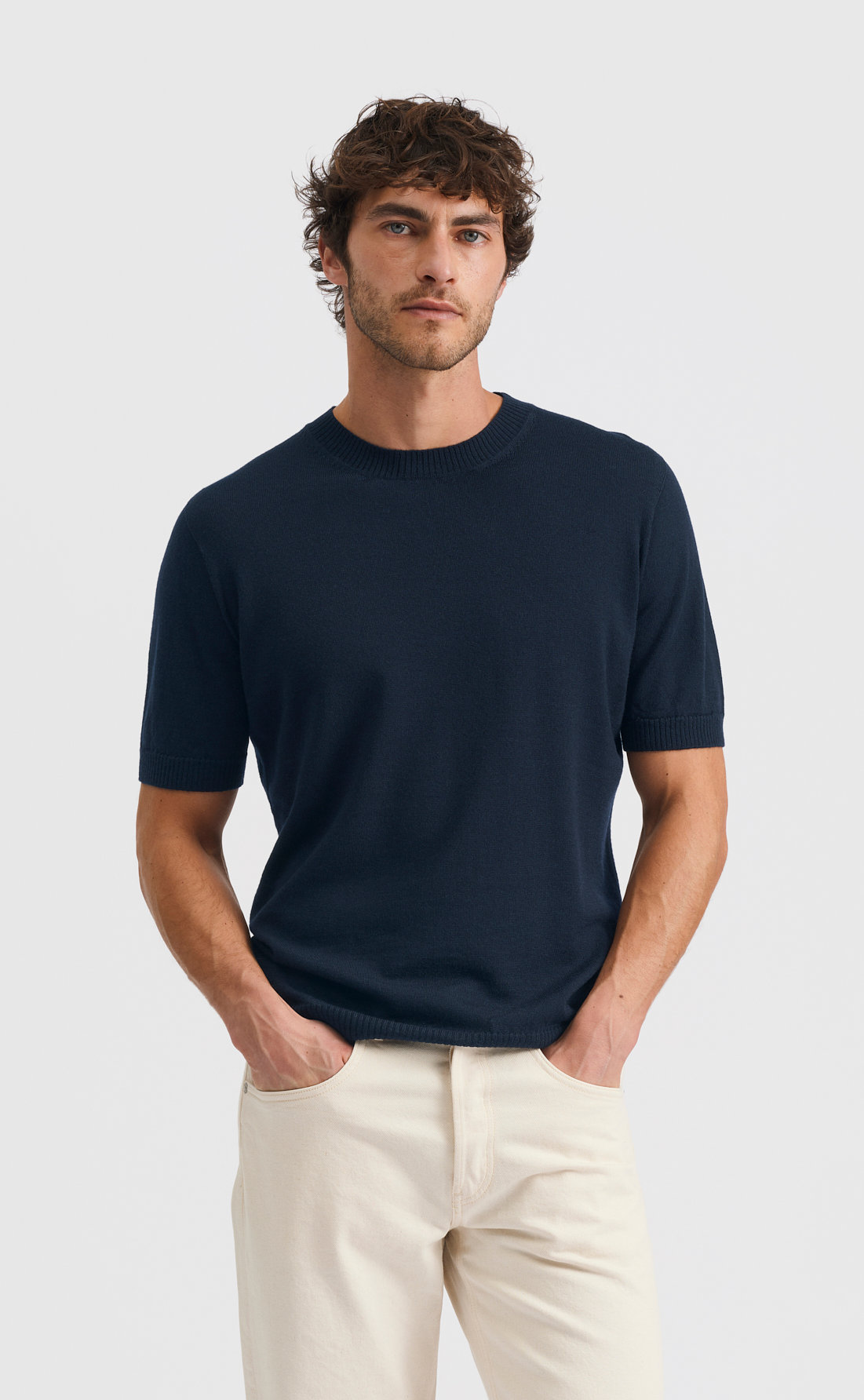 Custom Fitted Knit T Shirt