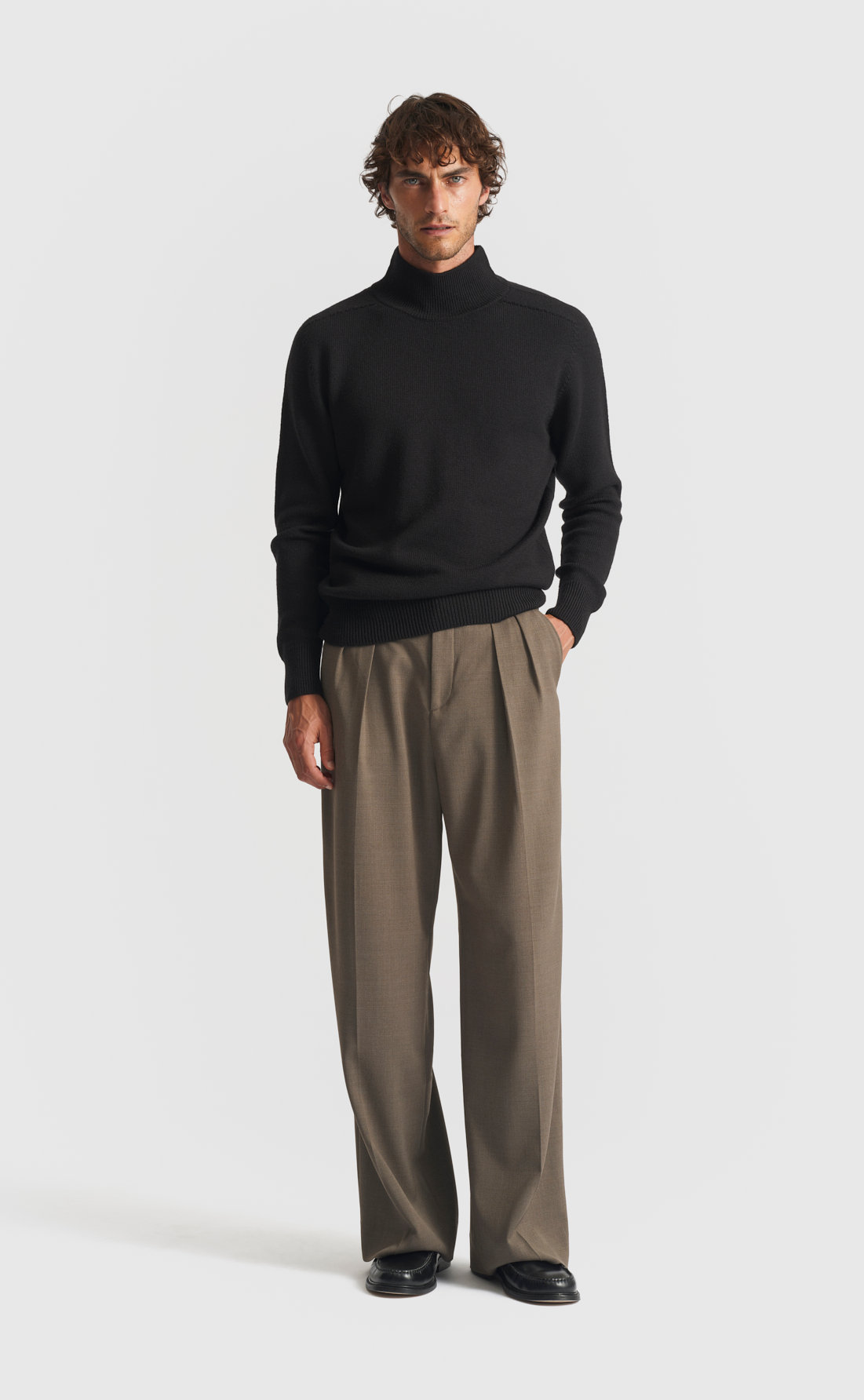 Custom Fitted Merino Hi-Neck Sweater | Son of a Tailor