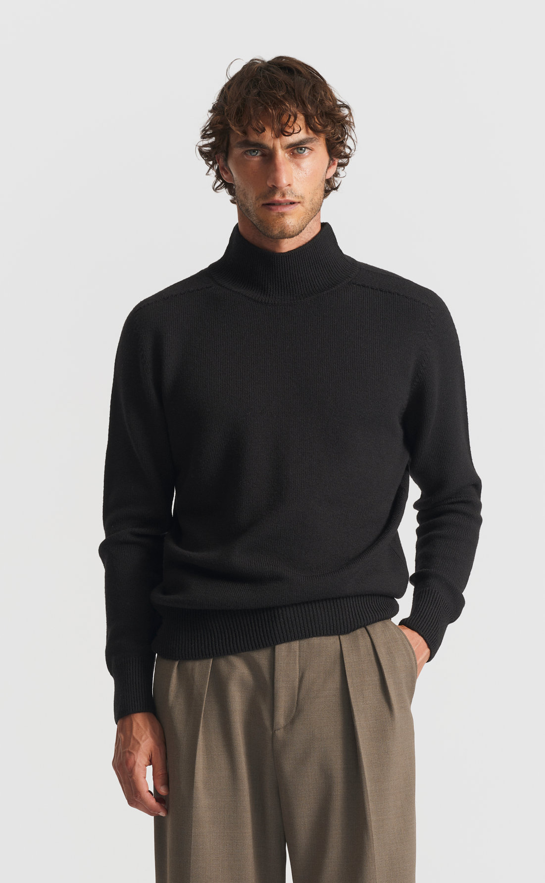 Custom Fitted Merino Hi-Neck Sweater | Son of a Tailor