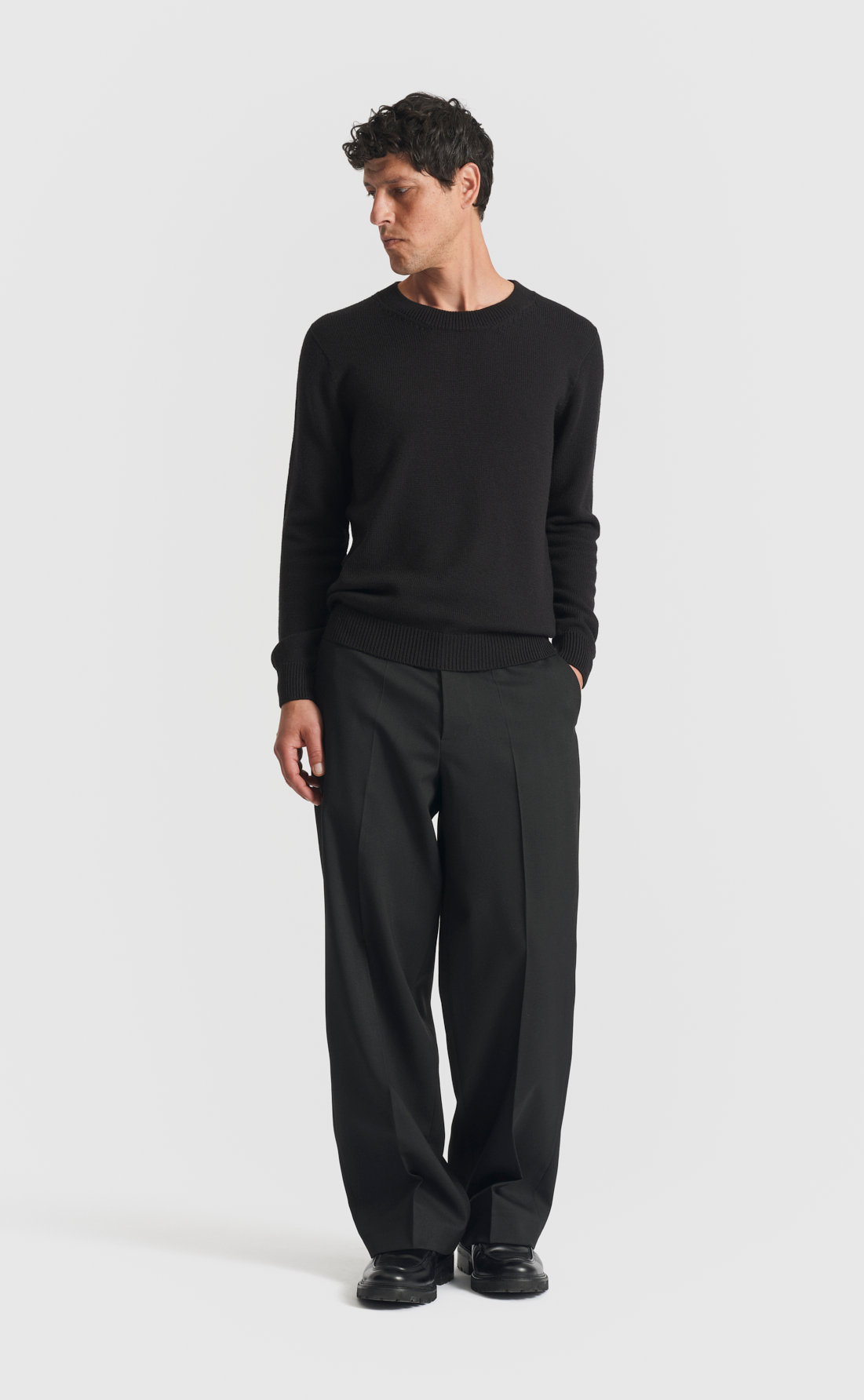 Merino Sweater in Black