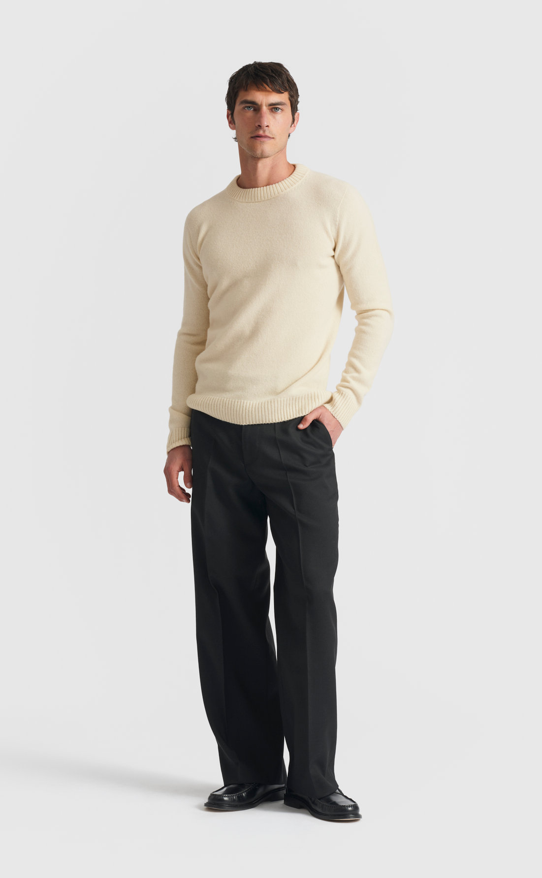 Wool Sweater - Wool Sweater - Almond