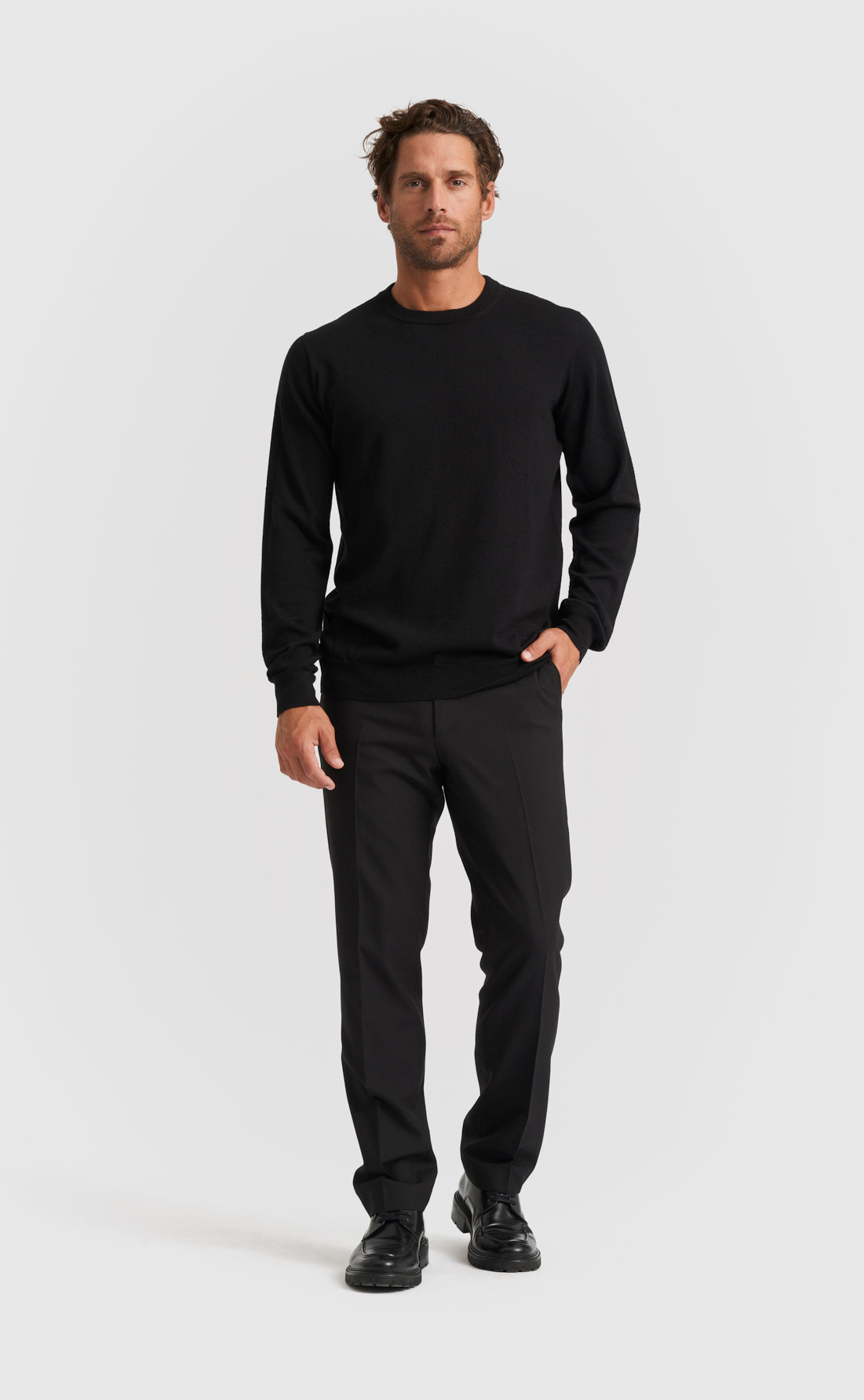 Custom Fitted Pullover Black | Son of a Tailor