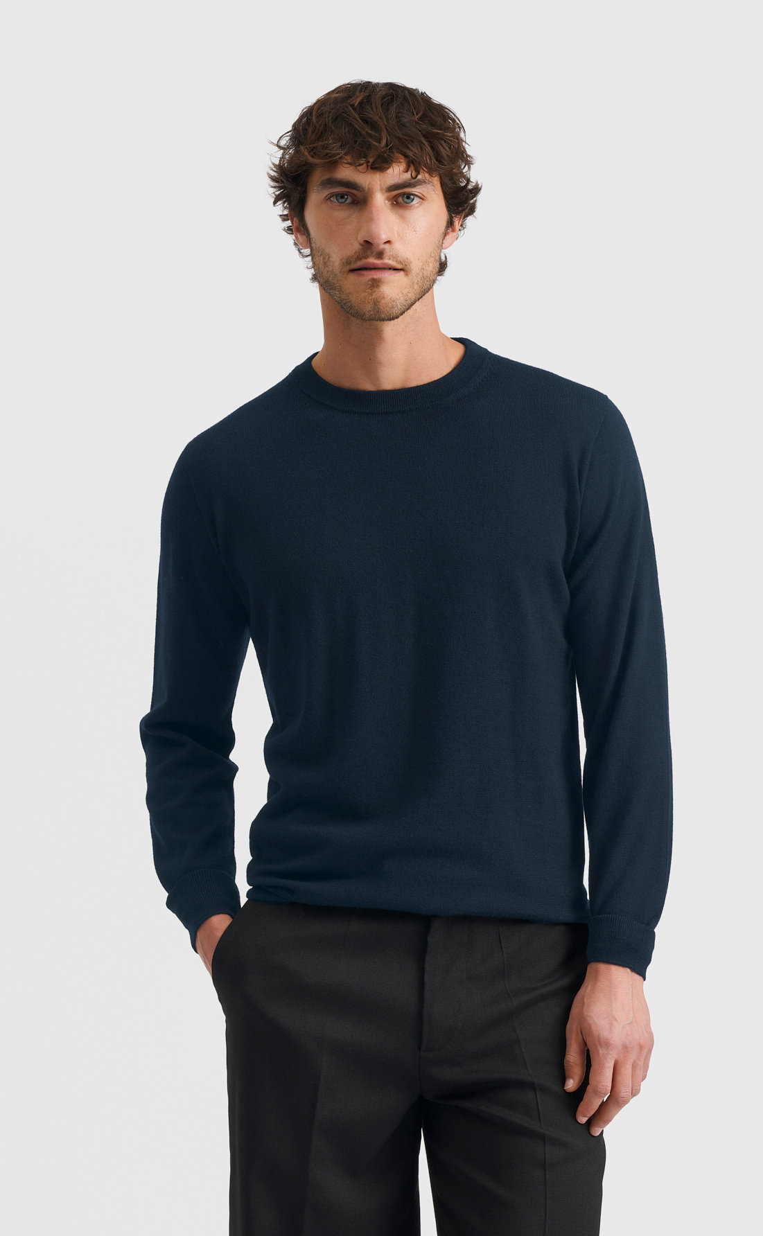 Custom Fitted Merino Pullover