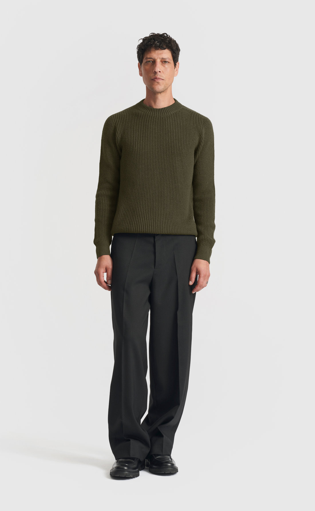Heavy Merino Sweater - Heavy Merino Sweater - Forest Night