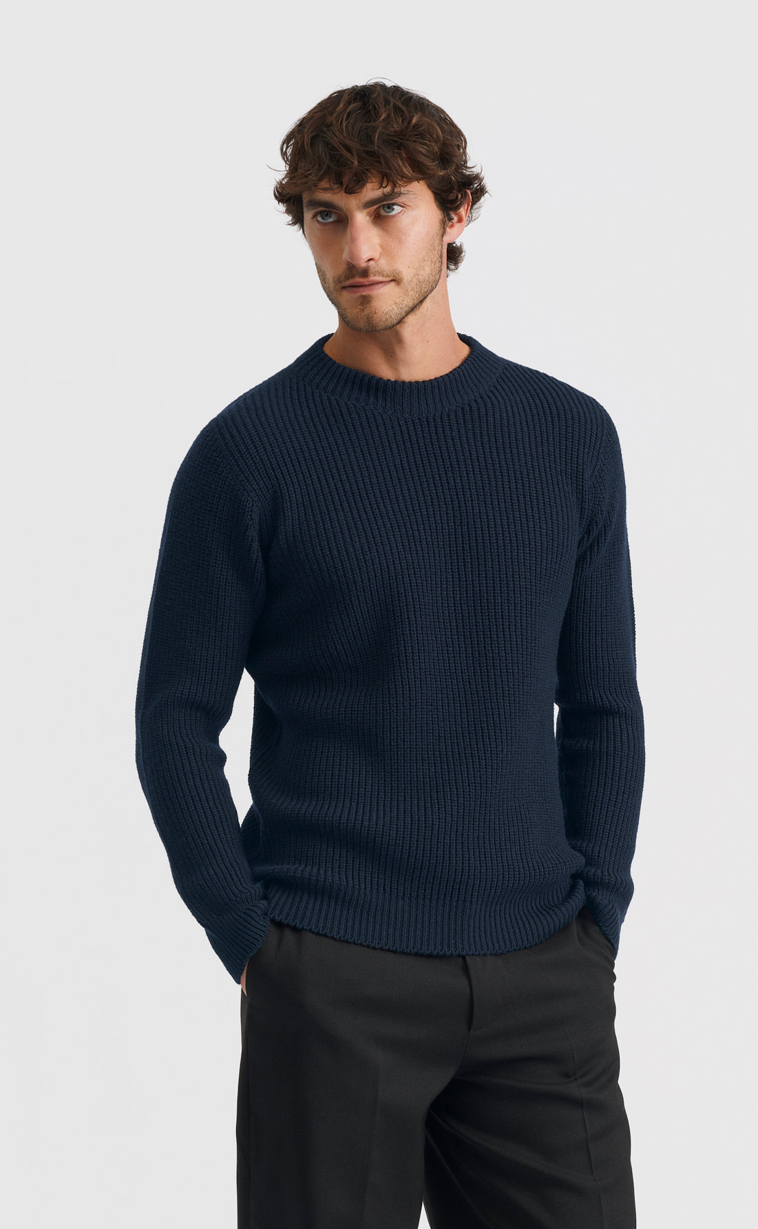 Custom Fitted Heavy Merino Sweater
