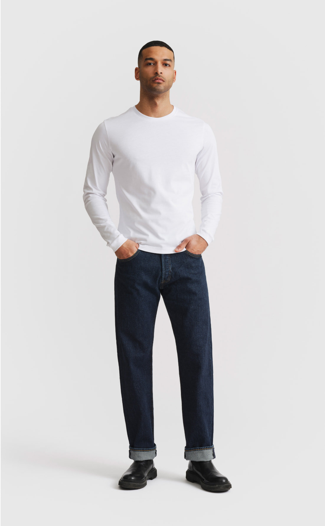 Cotton T-Shirt / Heavy Weight / LS in White