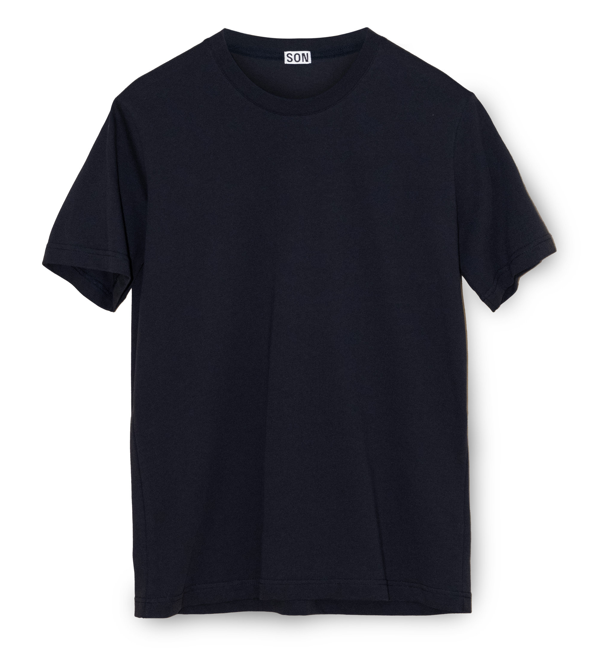 Custom Fitted Organic Cotton T-Shirt Navy | Son of a Tailor