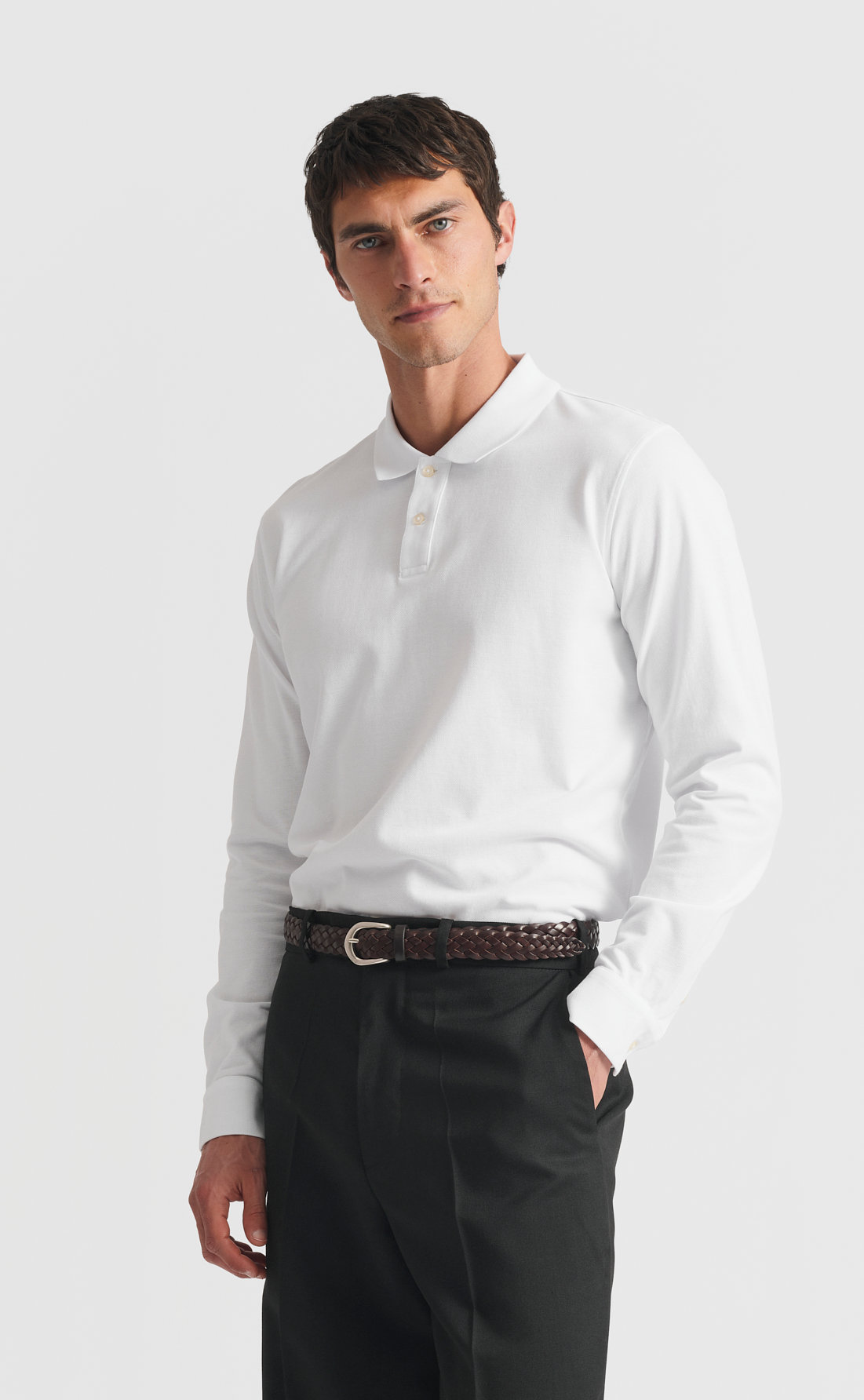 Custom Fitted Pique Polo Shirt / Long-Sleeve | Son of a Tailor