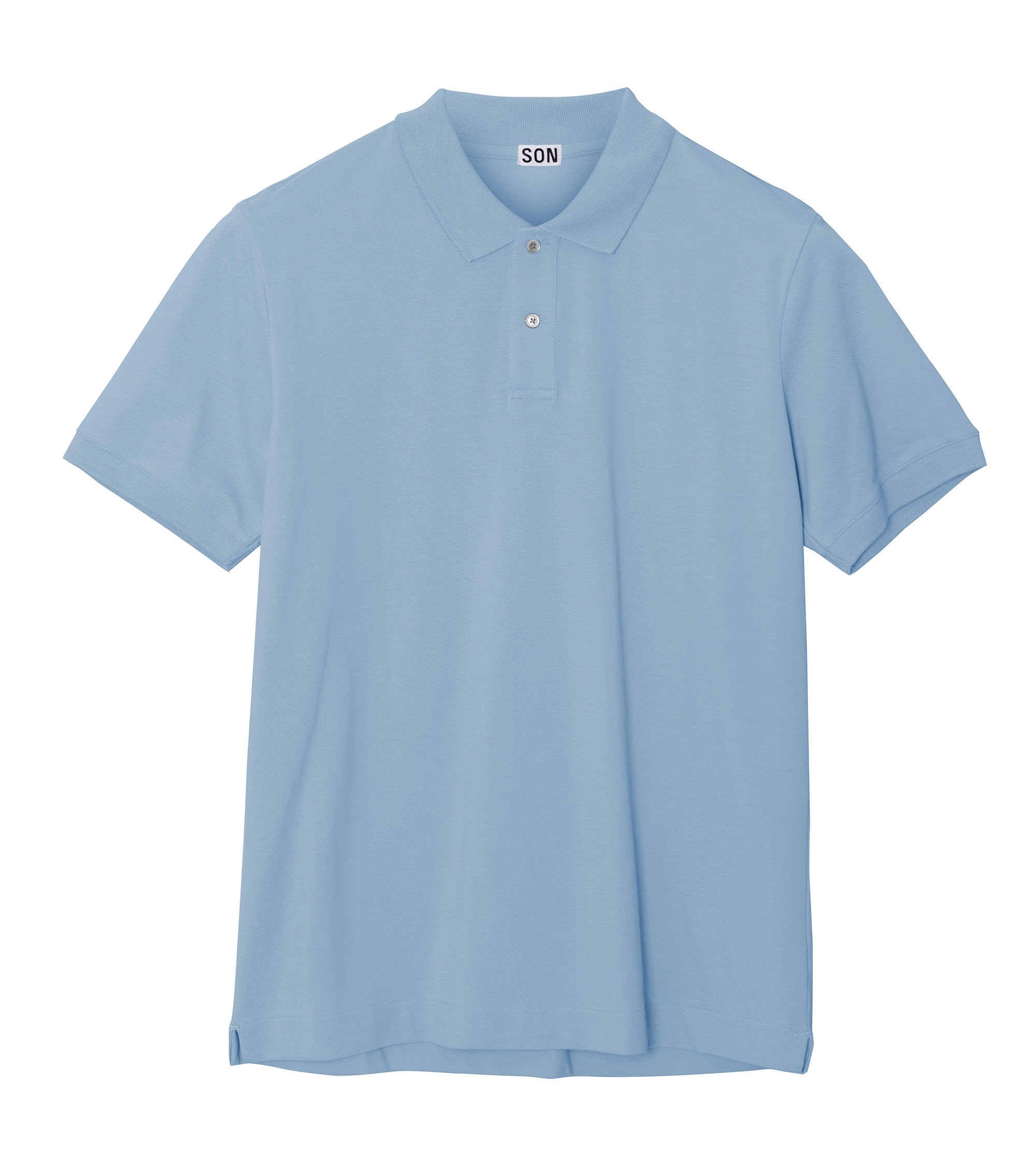 Custom Fitted Pique Polo Shirt Saphire | Son of a Tailor