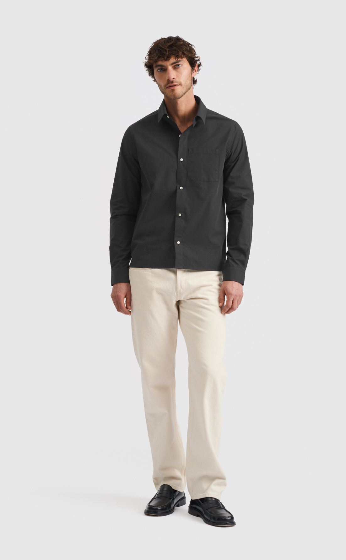 3PM Poplin Shirt - 3PM Poplin Shirt - Black