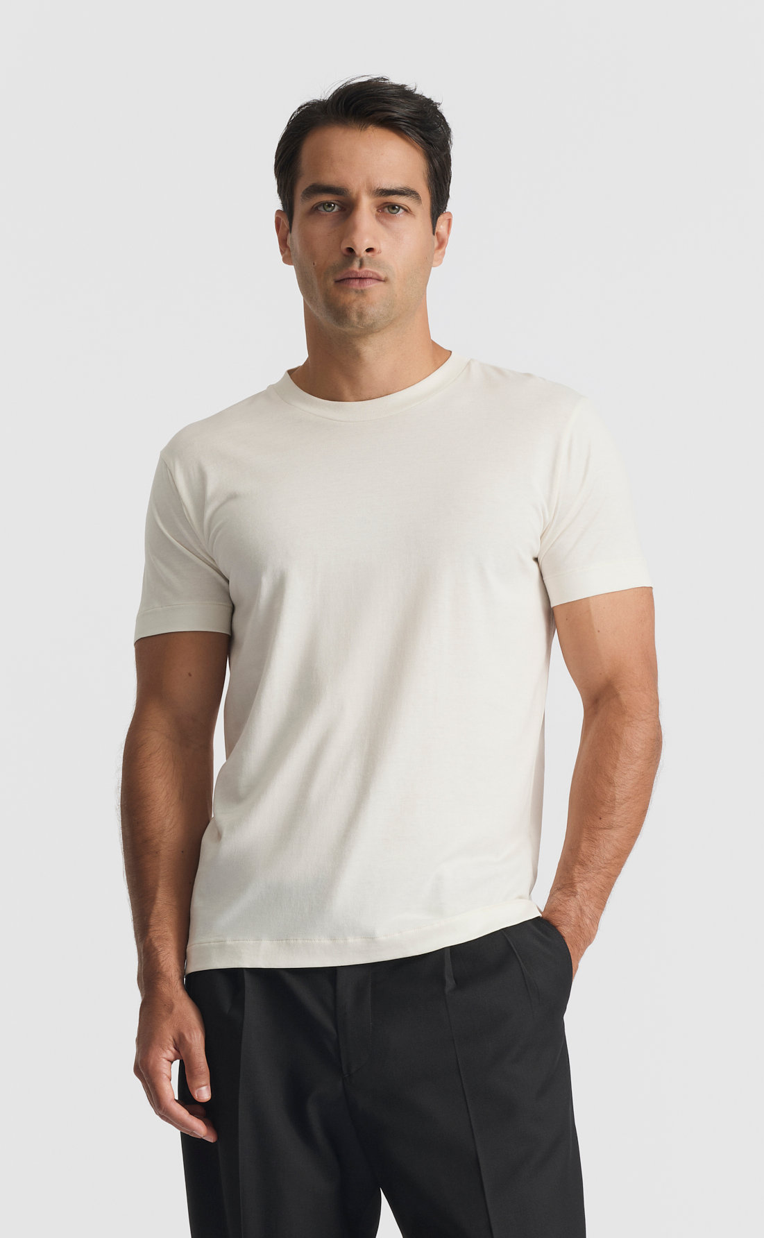 Custom Fitted Silk T Shirt