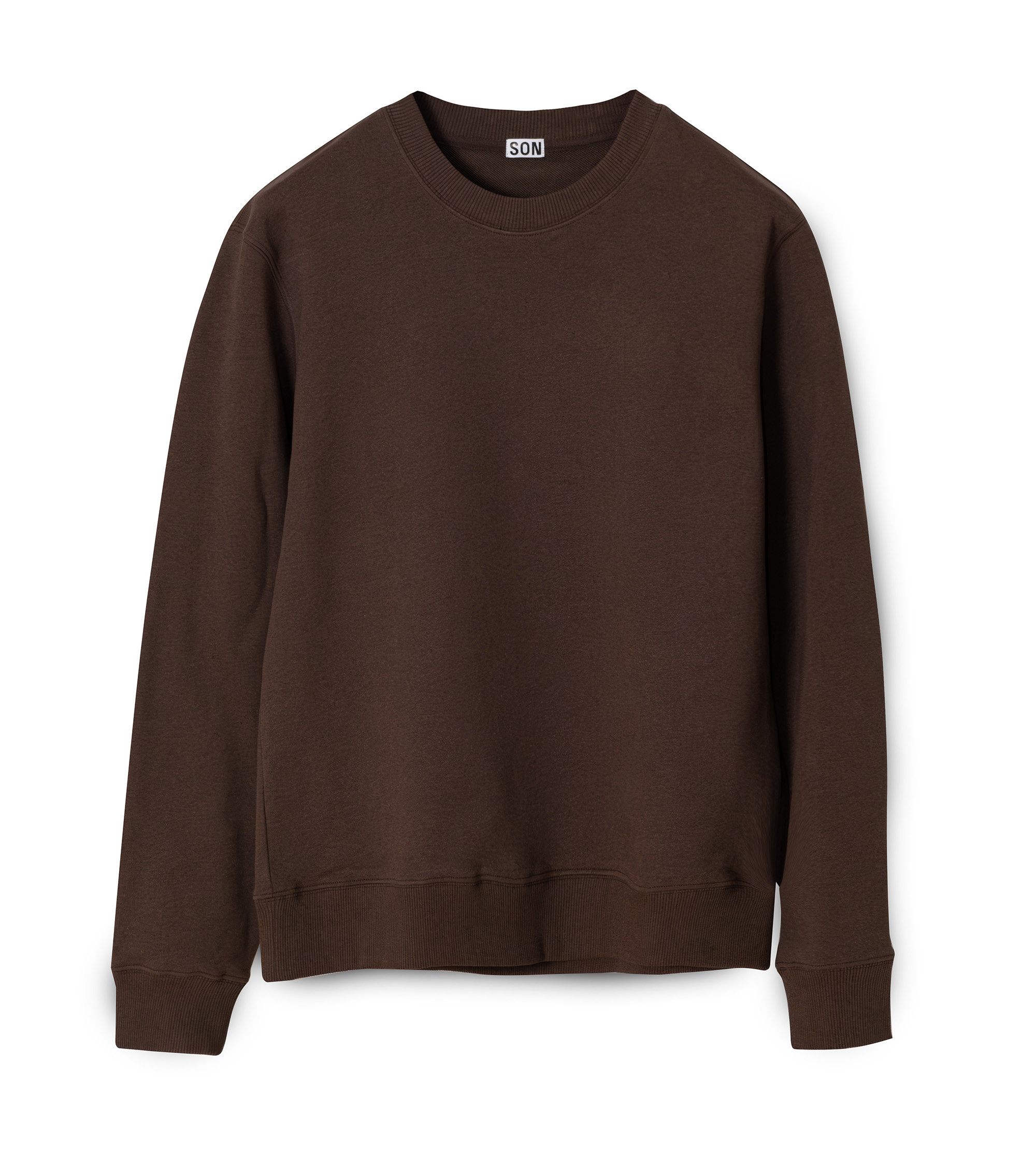 Brown Cartoon Print Cotton Sweatshirt main image 0