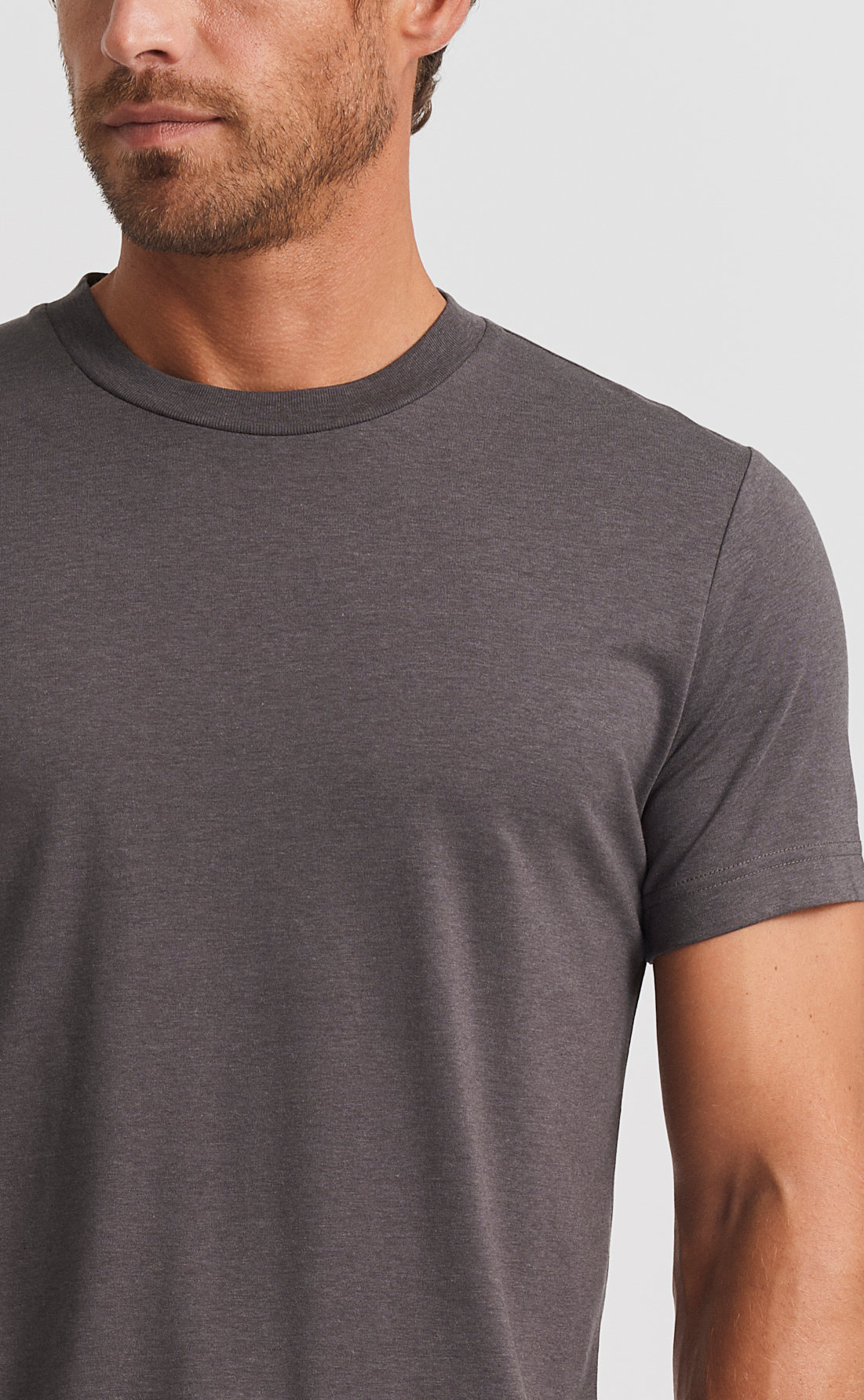 Custom Fitted Lyocell T-Shirt Dark Grey | Son of a Tailor