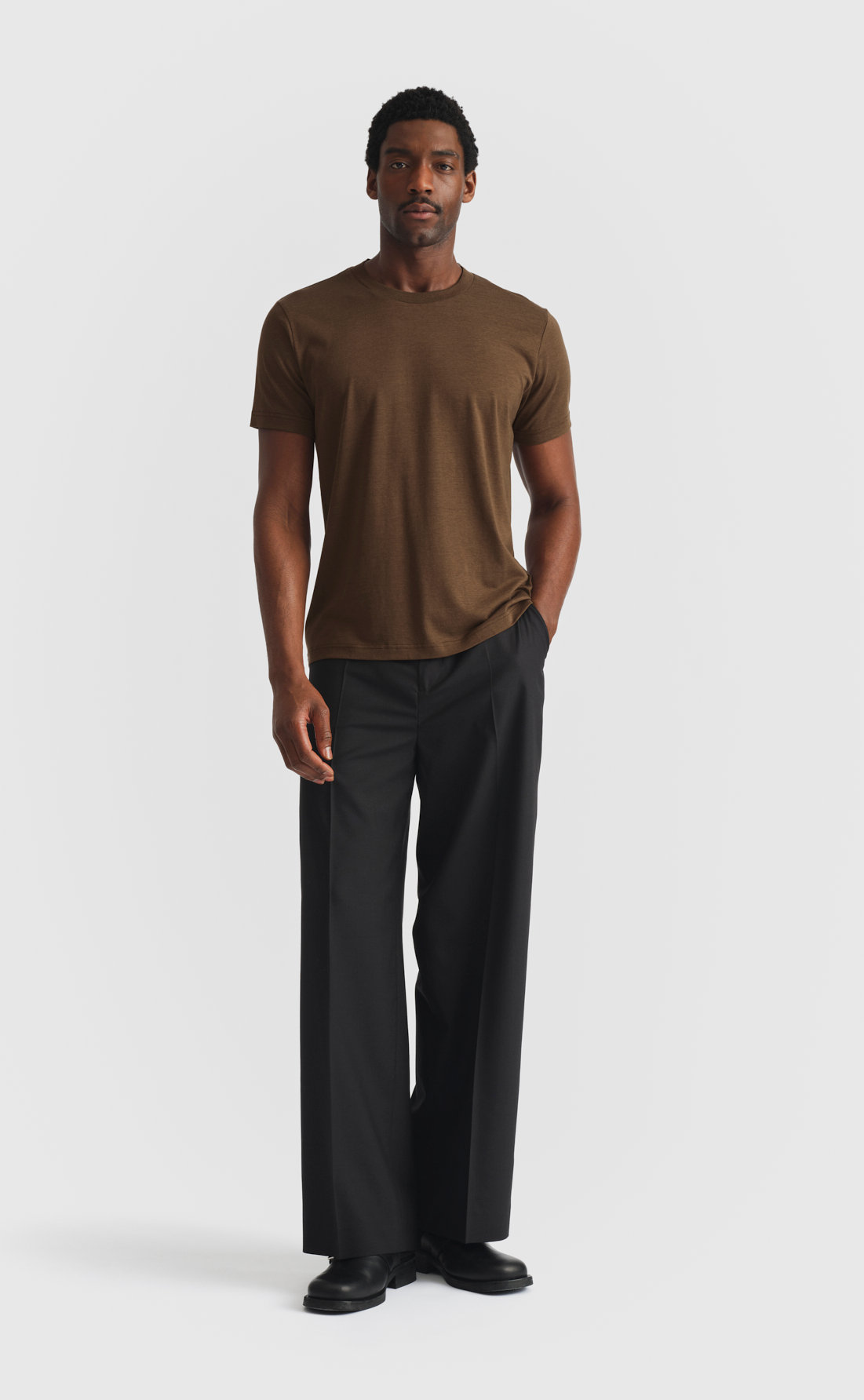 Lyocell T-Shirt in Desert Palm