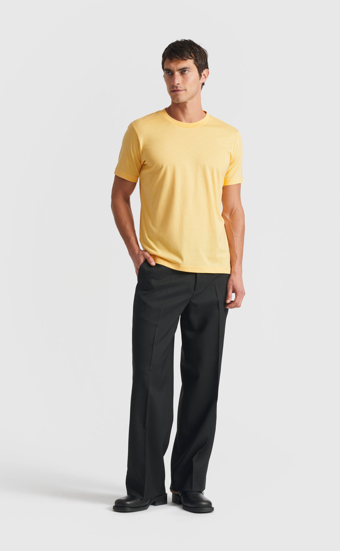 Lyocell T-Shirt in Marigold