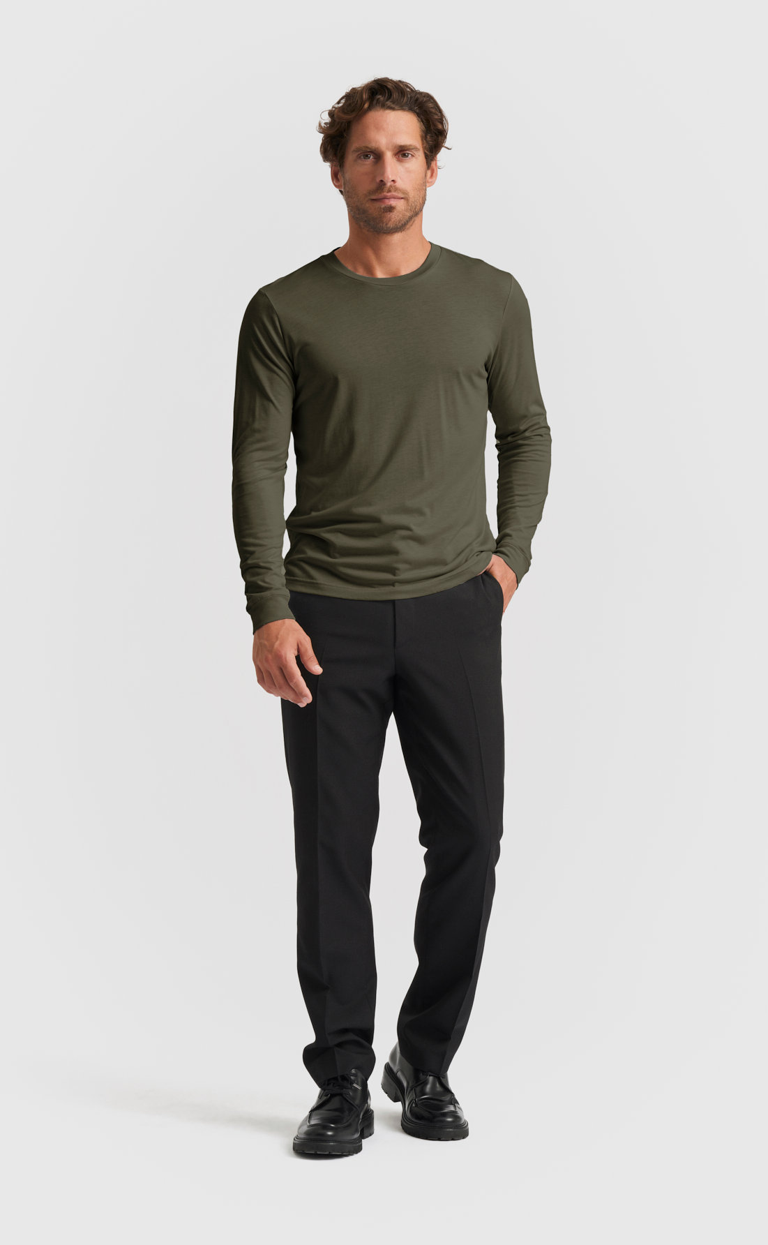 Lyocell T-Shirt / Long-sleeve in Deep Depths