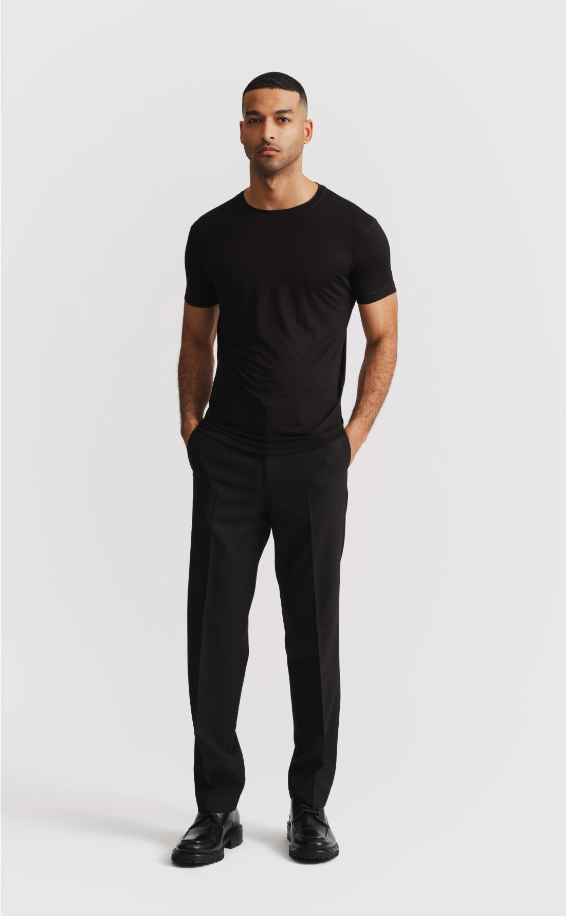 Lyocell Undershirt in Black