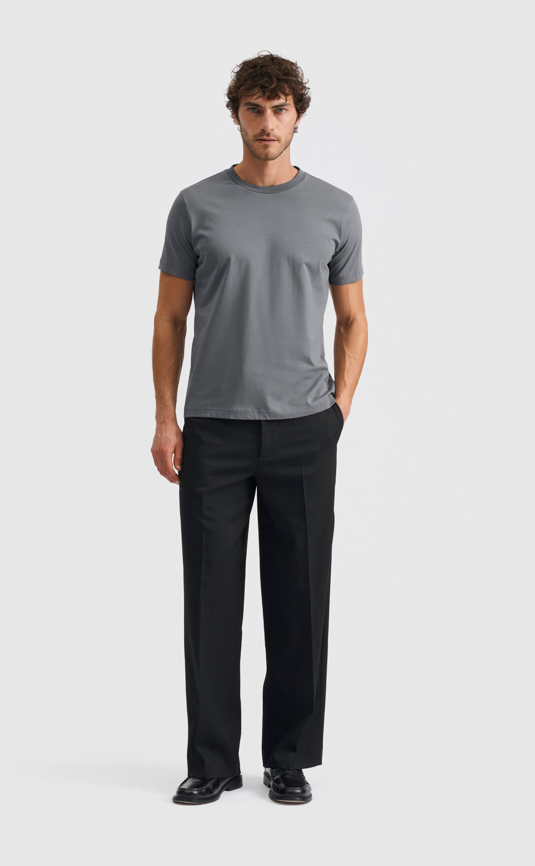 Cotton T-Shirt - Cotton T-Shirt - Quiet Shade