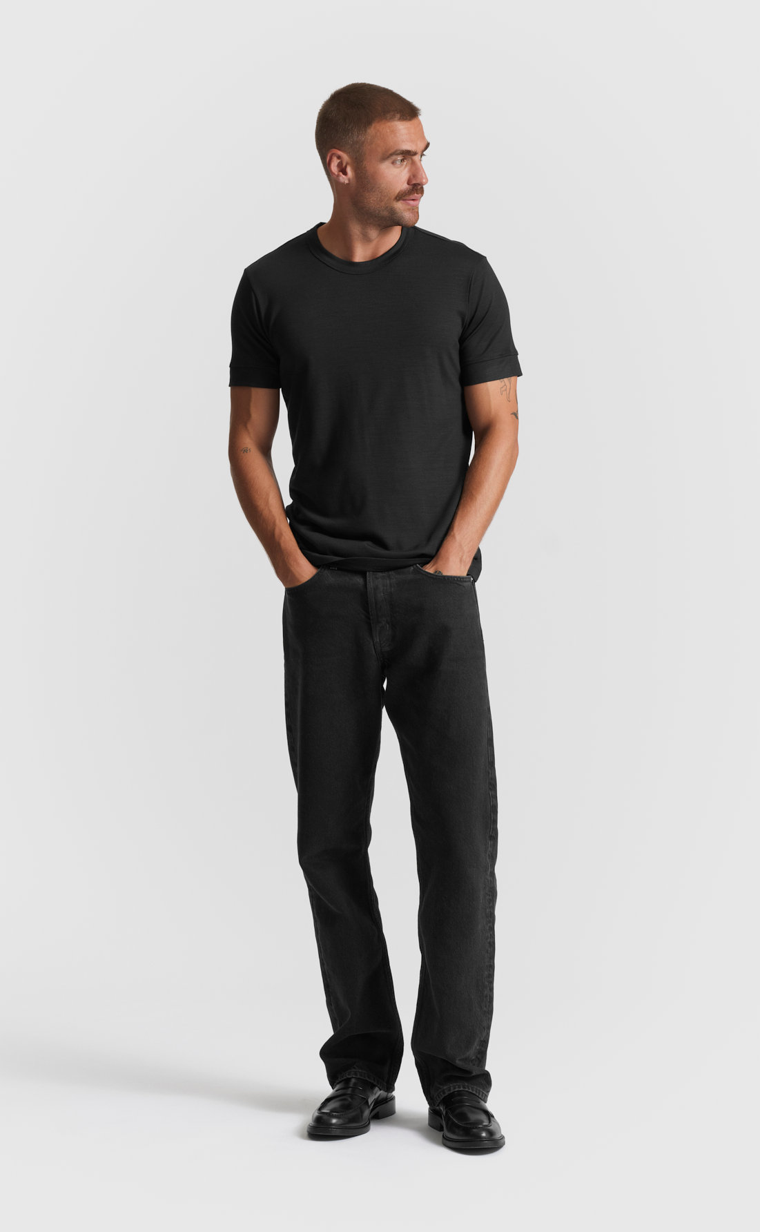 Winter Wool T-Shirt - Winter Wool T-Shirt - Black