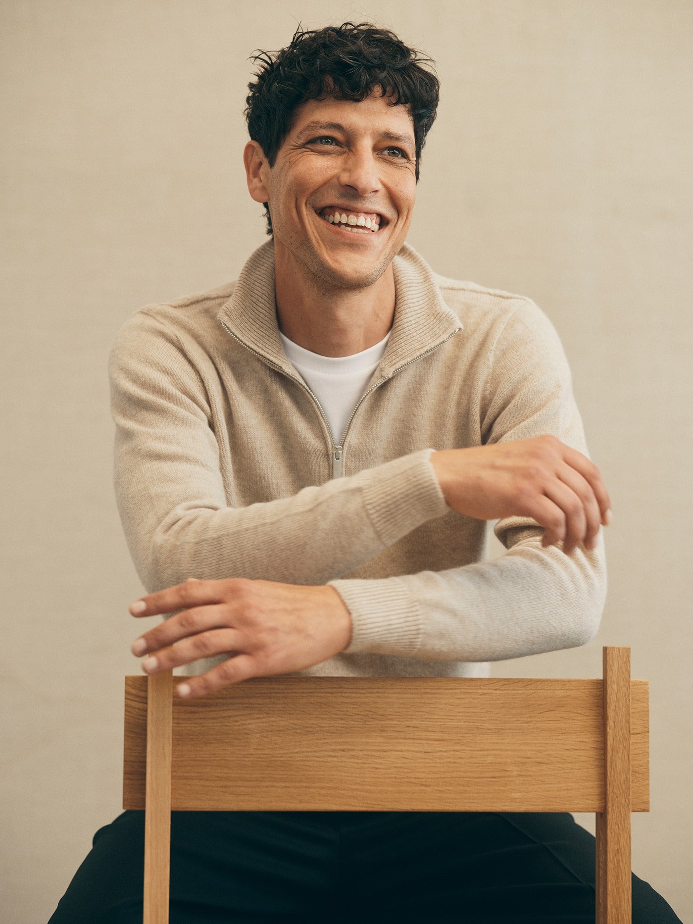 Cashmere Half-Zip Sweater