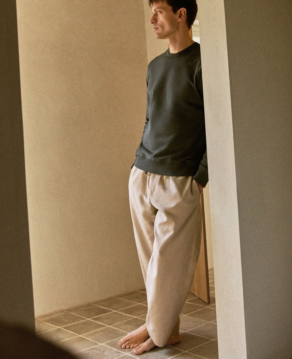 Cotton Sweatshirt / Woodland Grey