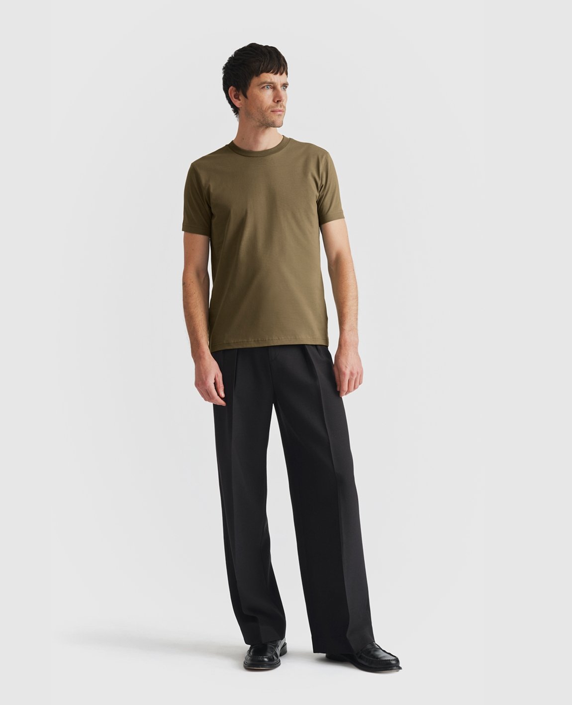 Cotton T-Shirt / Dark Olive