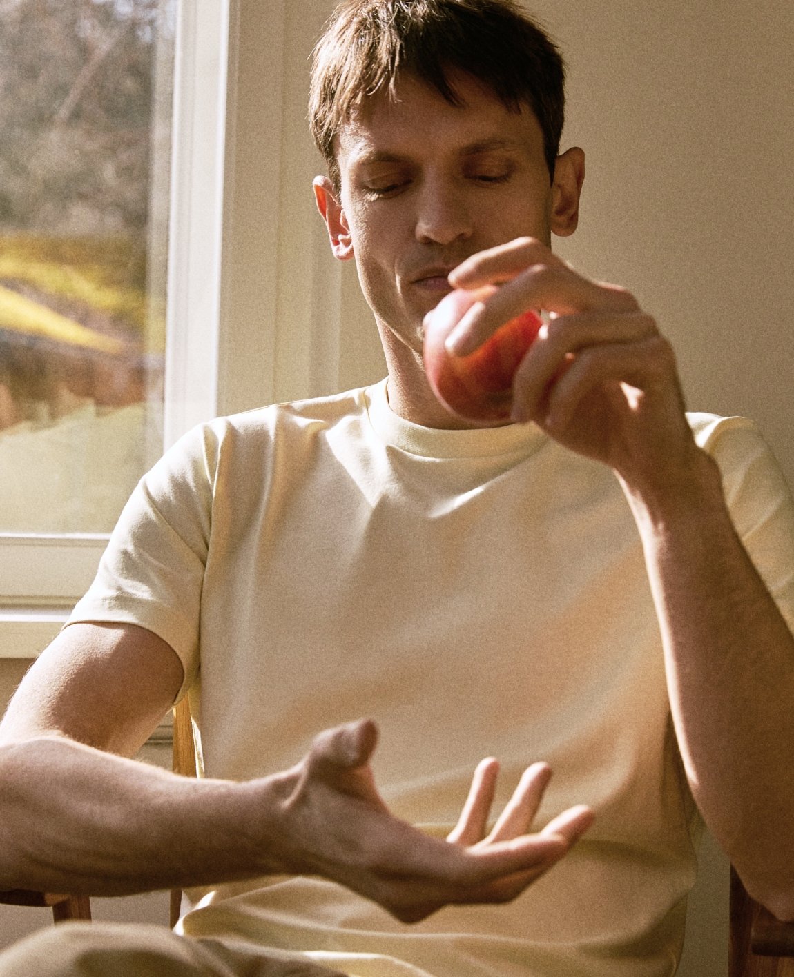 Cotton T-Shirt / Pear Sorbet