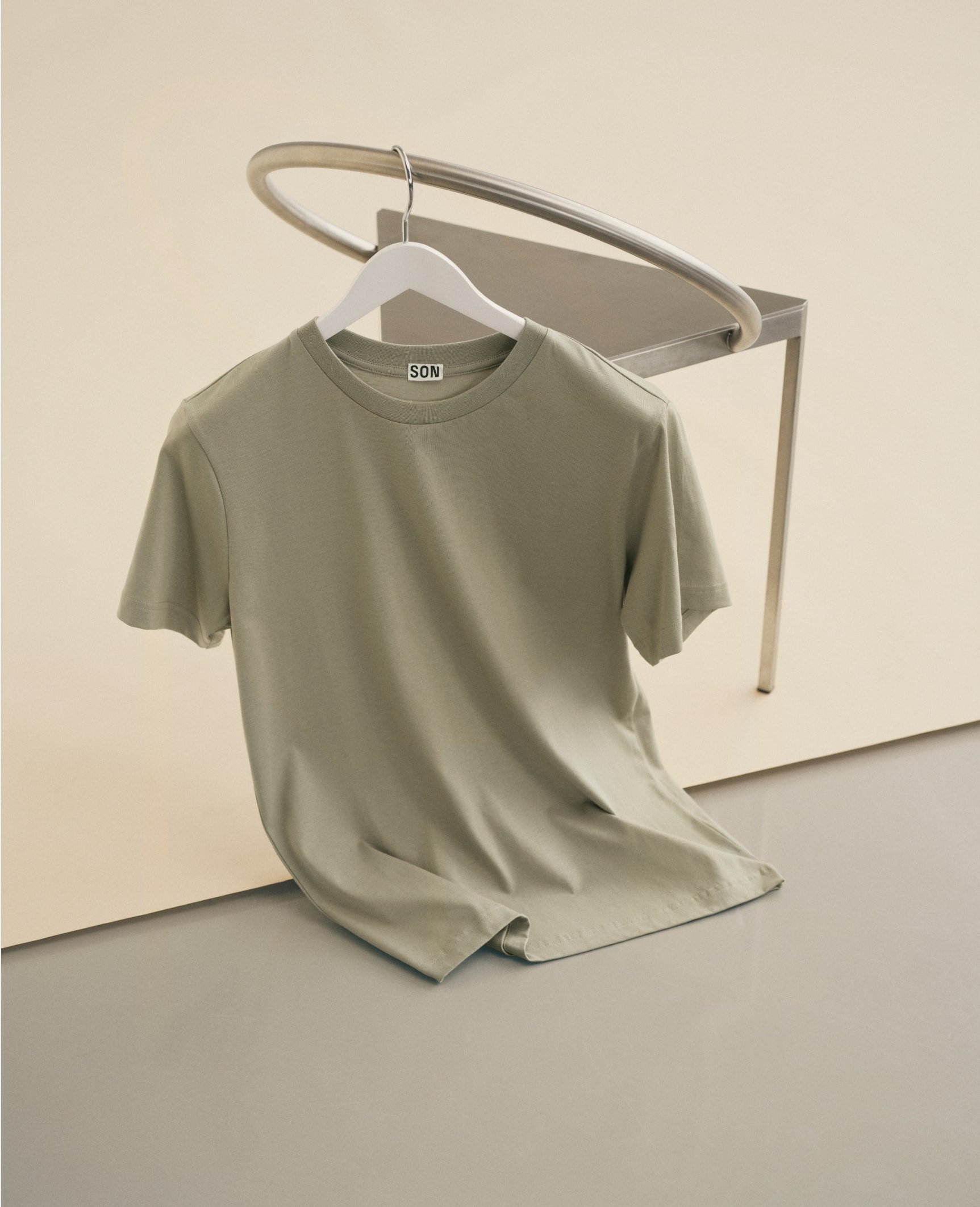 Cotton T-Shirt / Seagrass