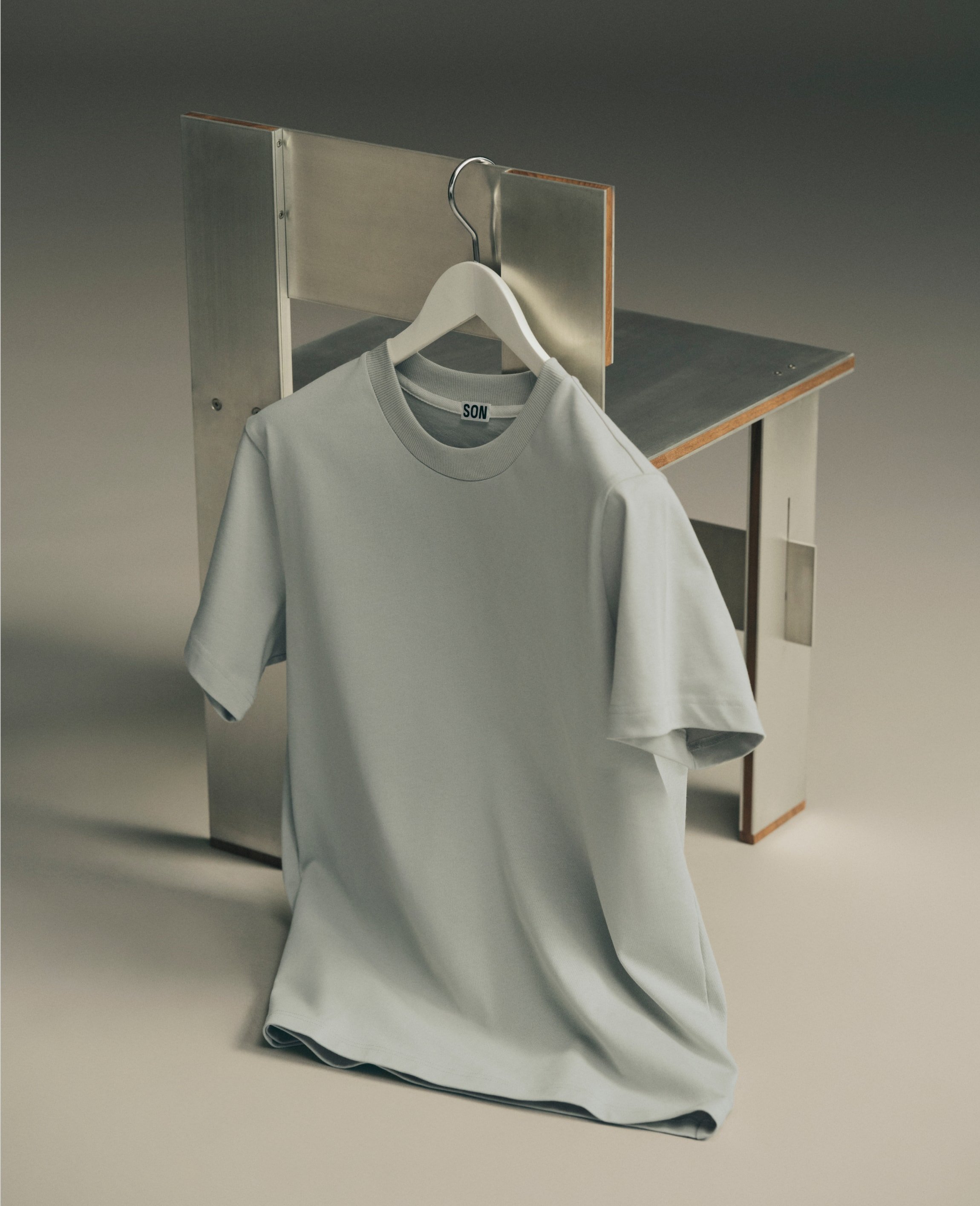 Ex. Heavy Cotton T-Shirt / Pearl Blue