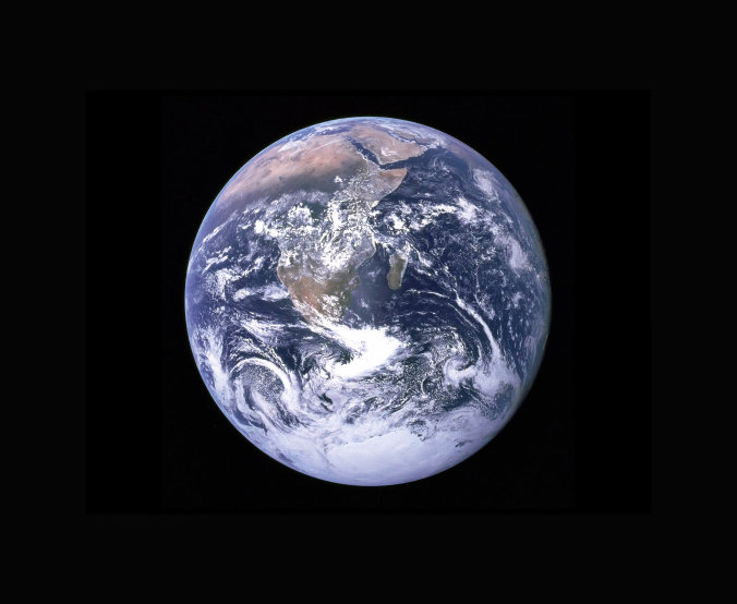 Earth viewed from space