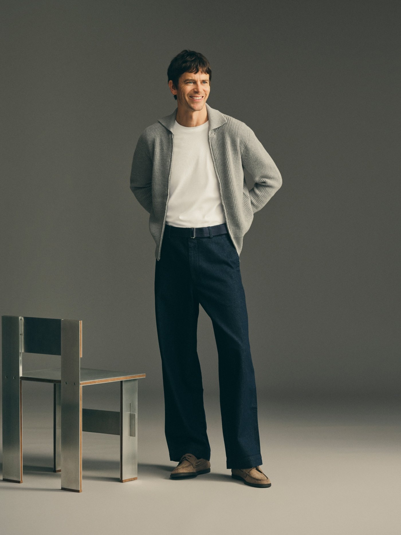 Heavy Merino Zip Sweater