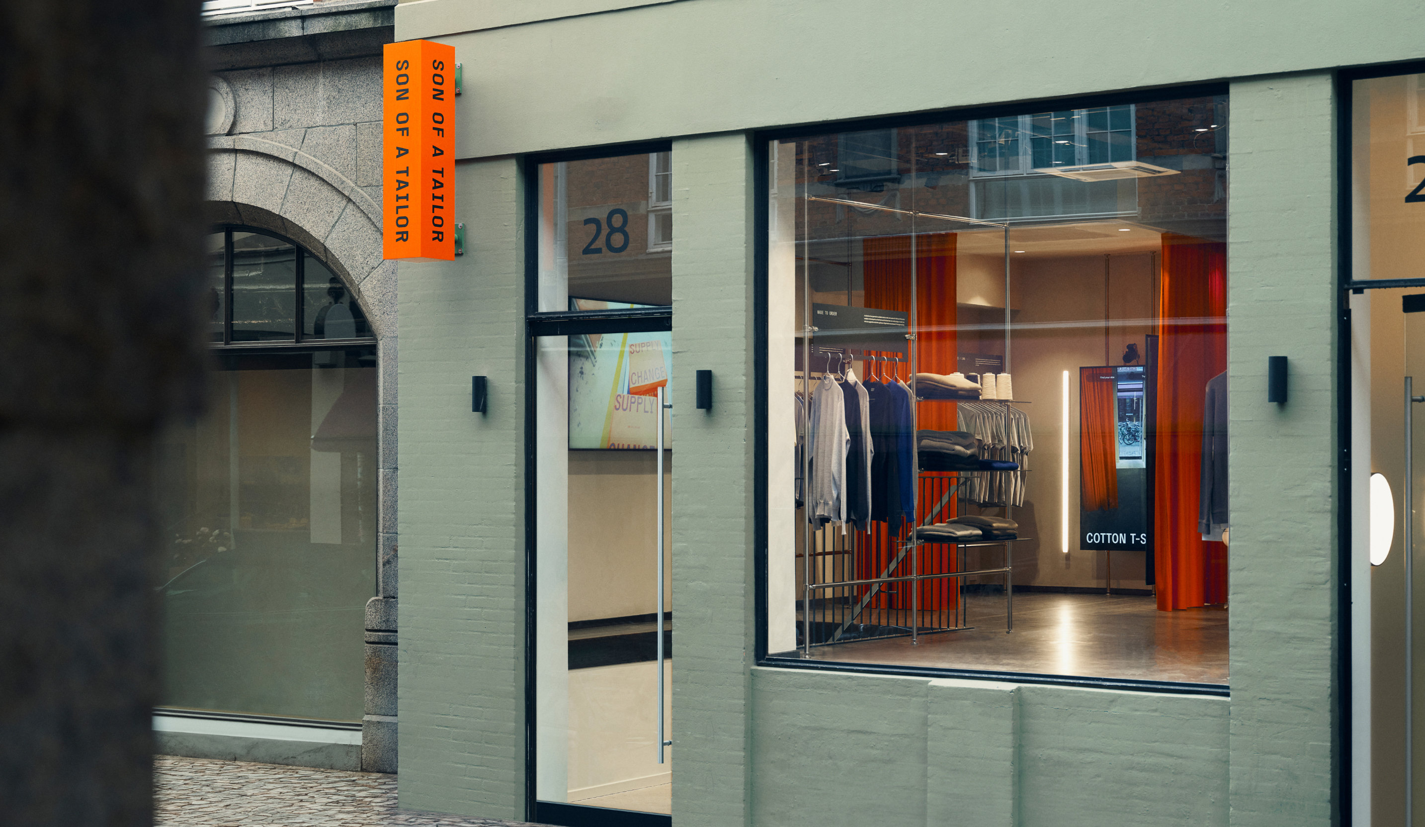 Son of a Tailor storefront at Pilestræde 28 in Copenhagen