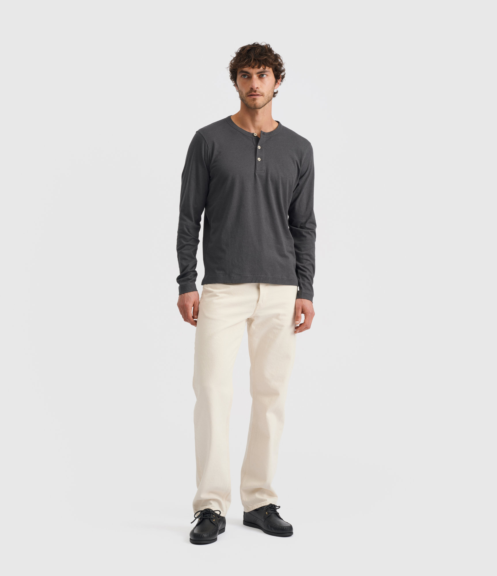 Linen Henley Shirt