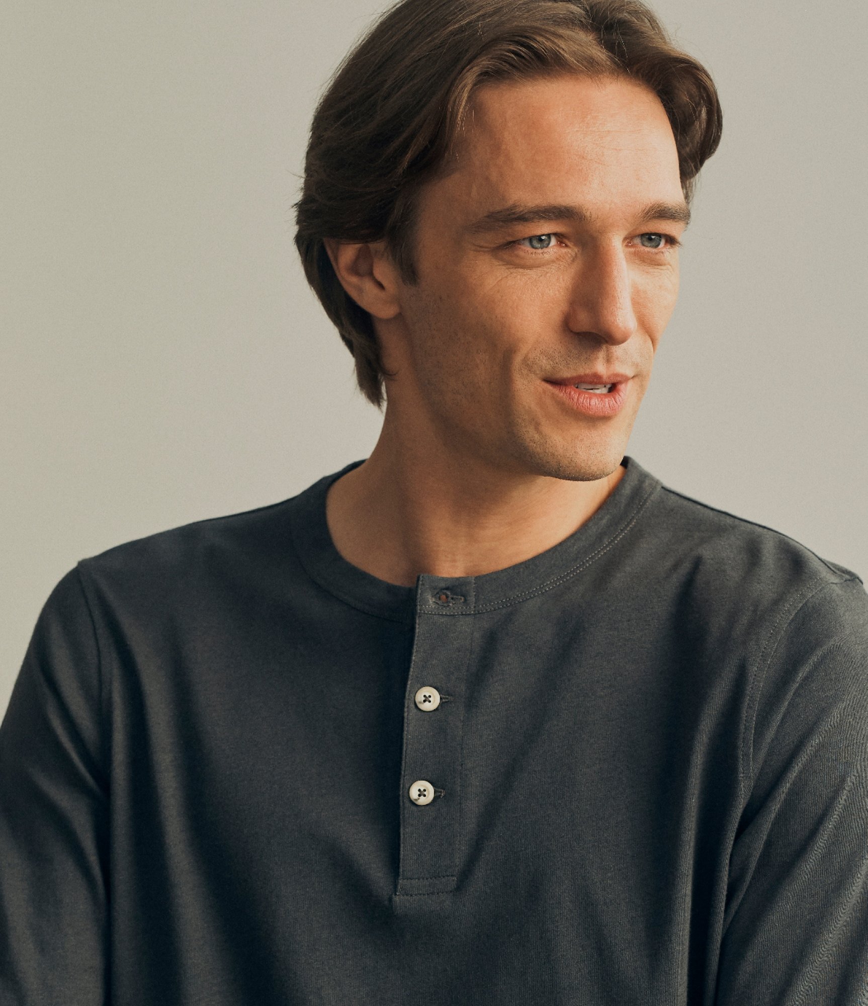 Linen Henley Shirt