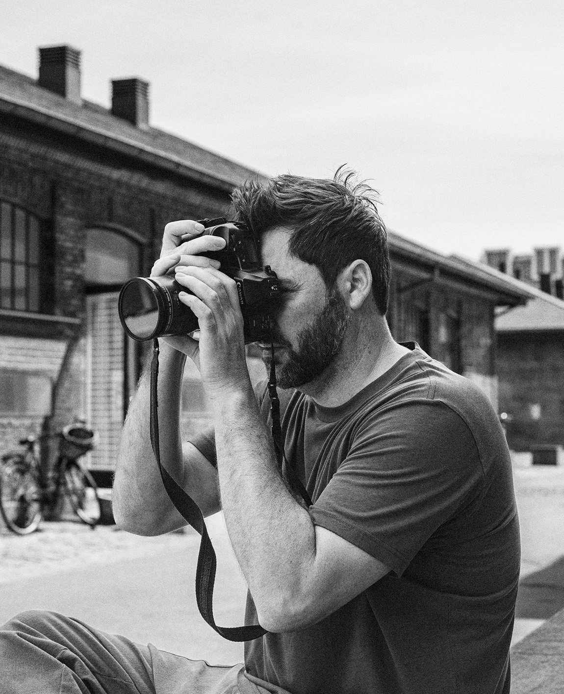 Through a moving lens