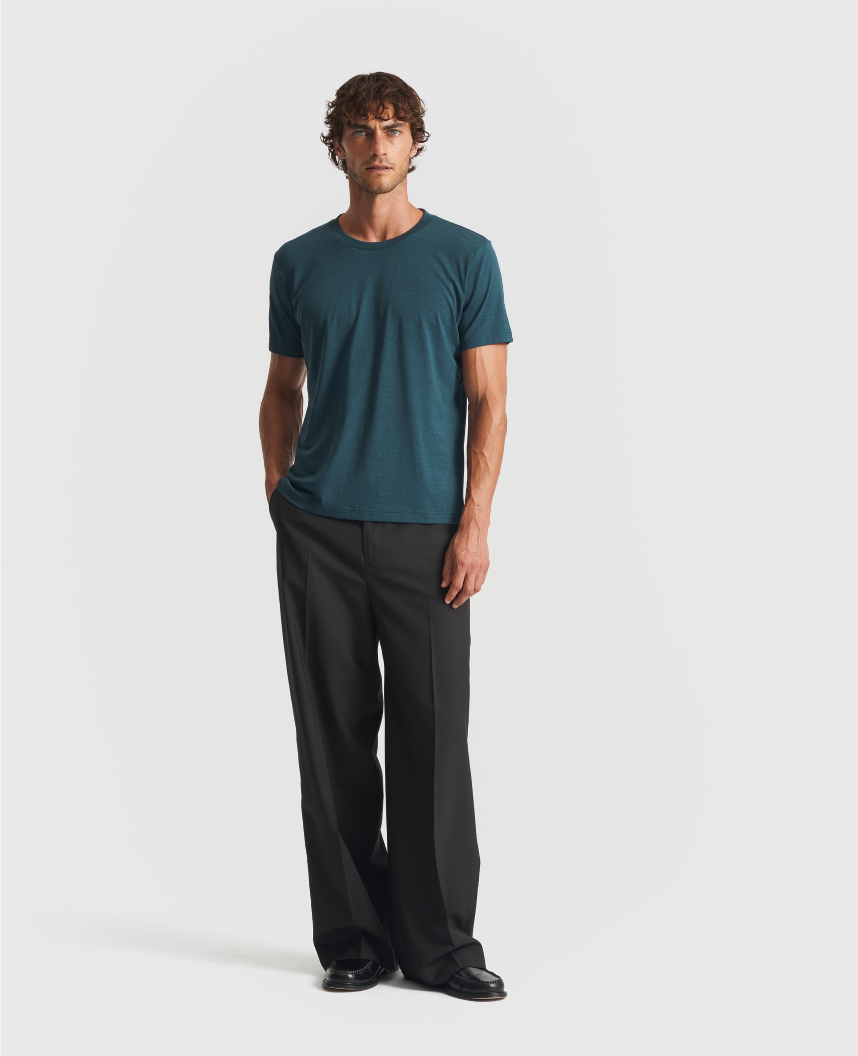 Lyocell T-Shirt / Infinite Blue