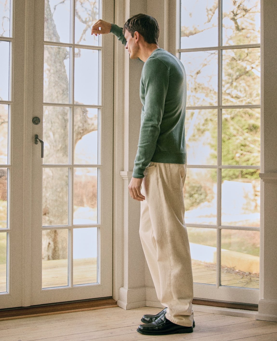 Merino Pullover / Balsam Green