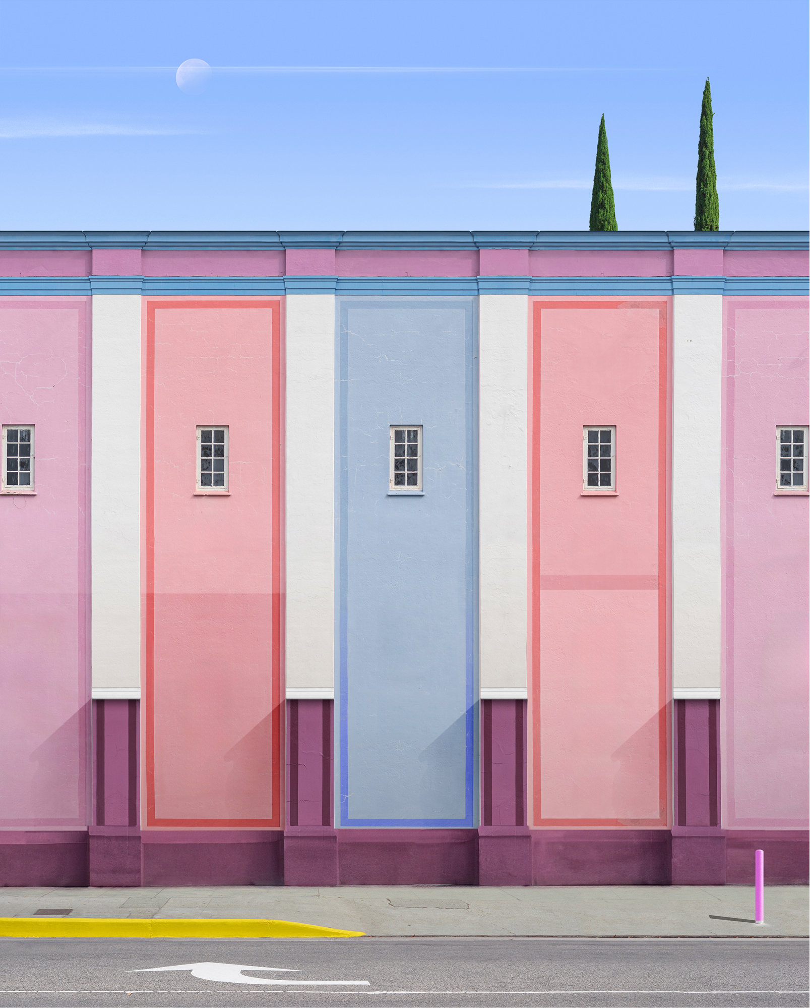 “Pink and Blue wall” / 2025