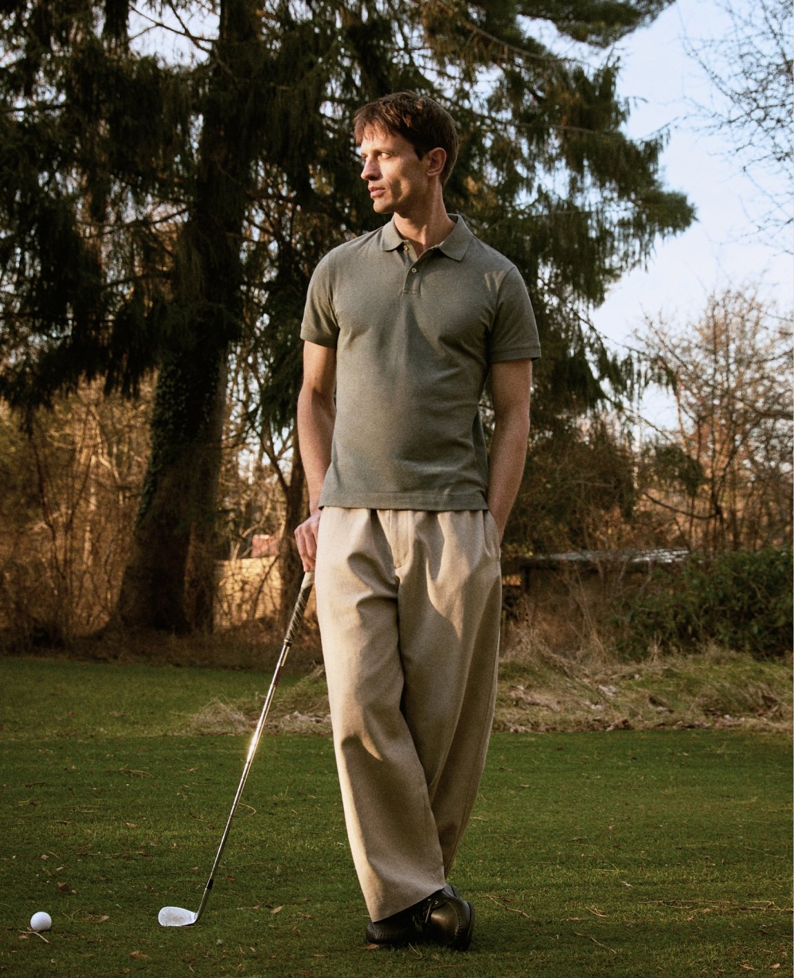 Pique Polo Shirt / Castor Grey