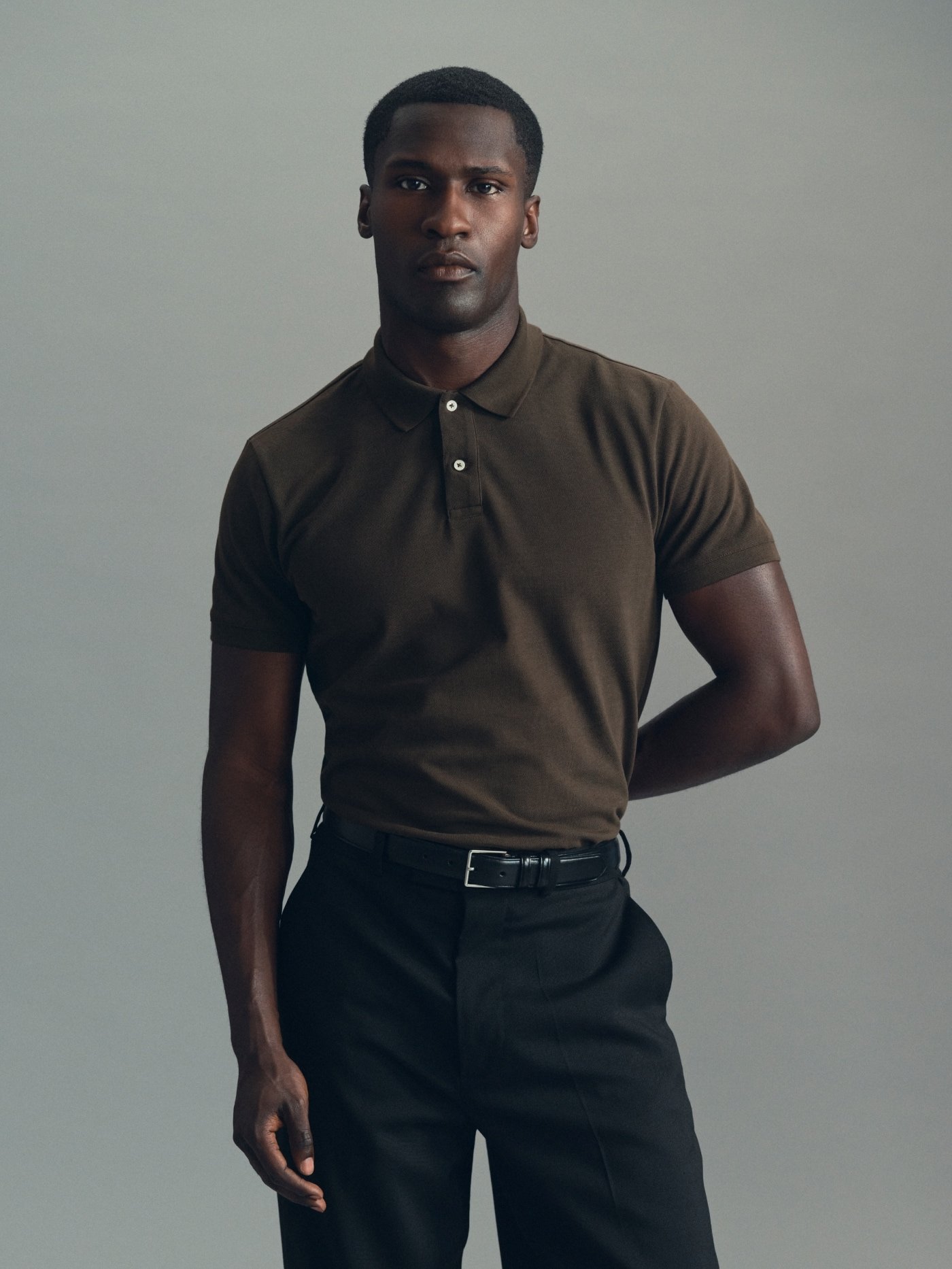 Pique Polo Shirt / Demitasse